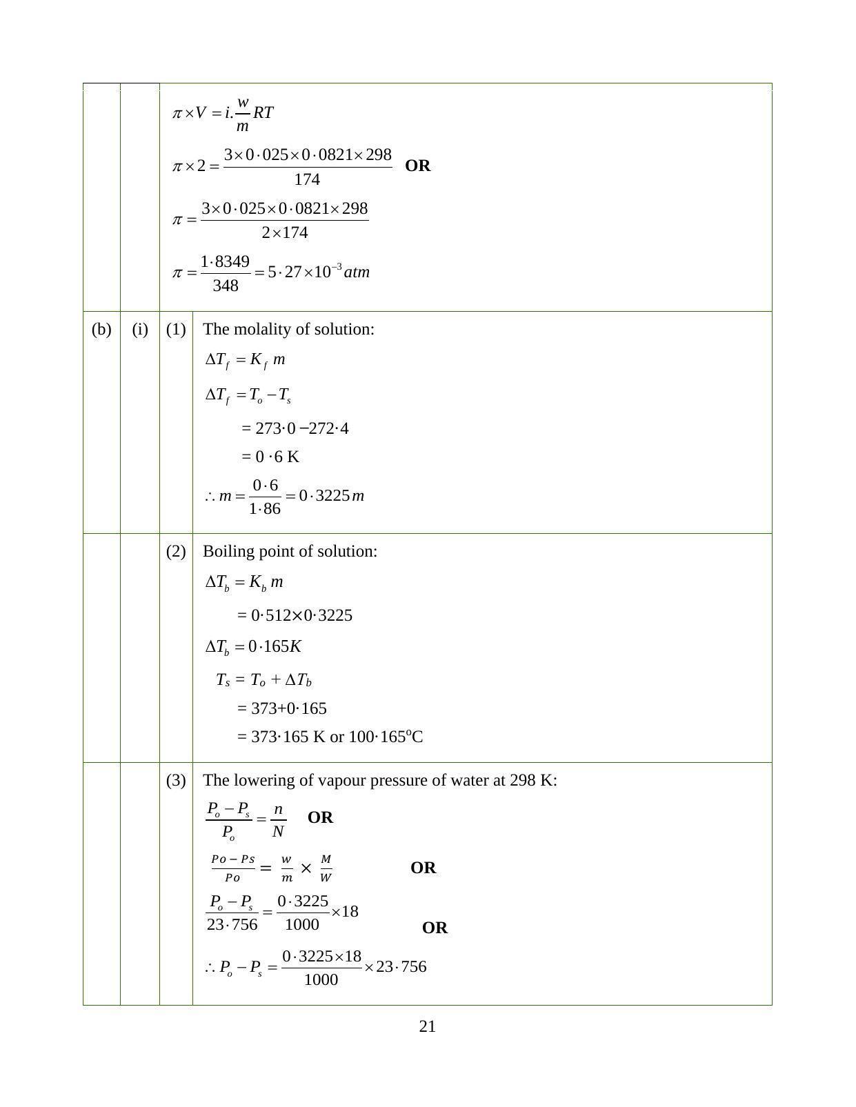 ISC Class 12 2020 Chemistry Question Paper Solutions - Page 26