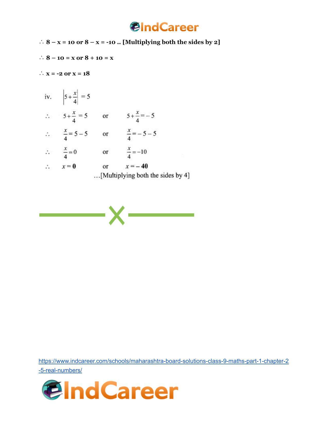 Maharashtra Board Solutions Class 9-Maths (Part 1): Chapter 2.5- Real Numbers - Page 4