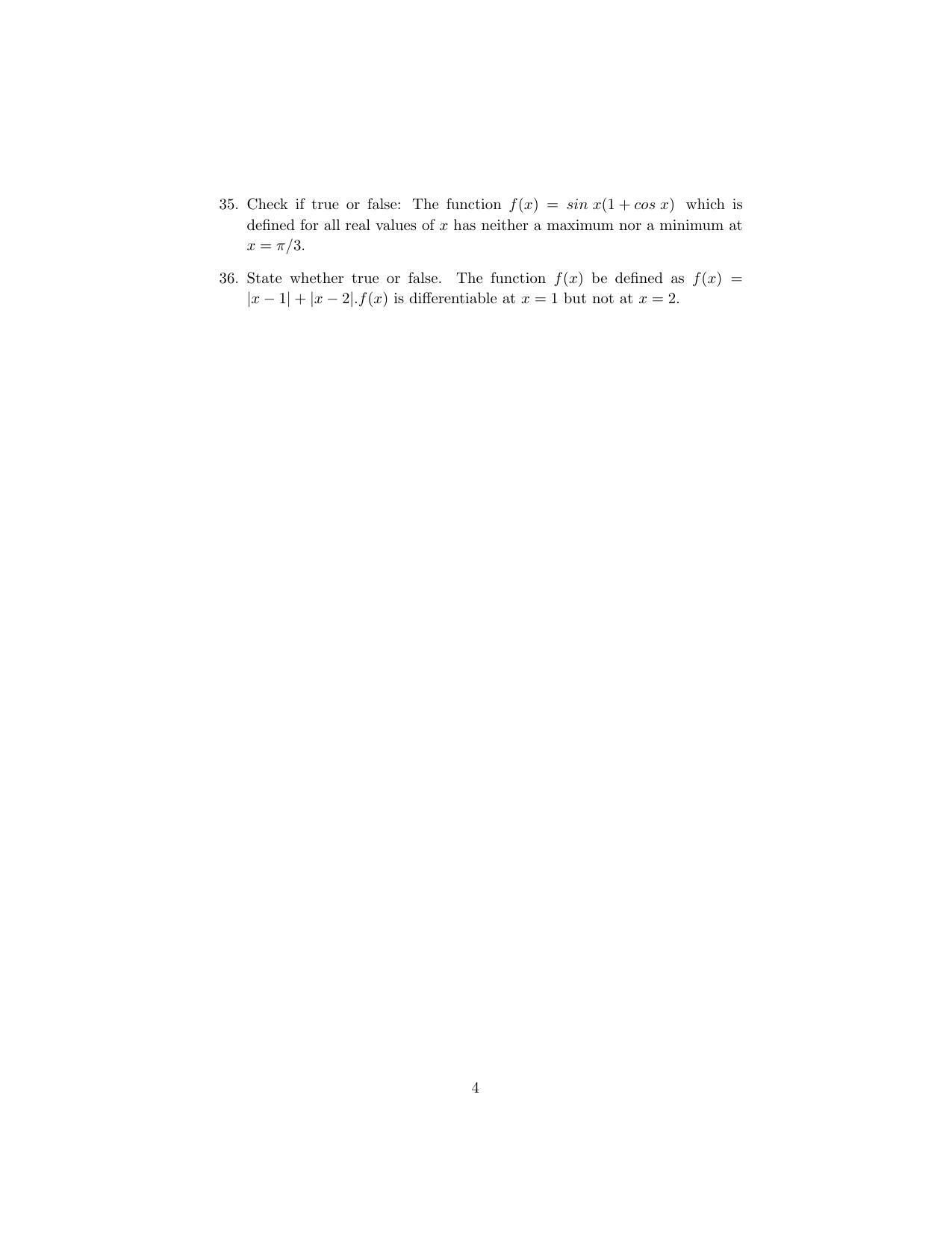 ISI Admission Test PG Diploma in Statistical Methods and Analytics DST 2015 Sample Paper - Page 4