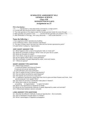 CBSE Worksheets for Class 7 Science Assignment 27