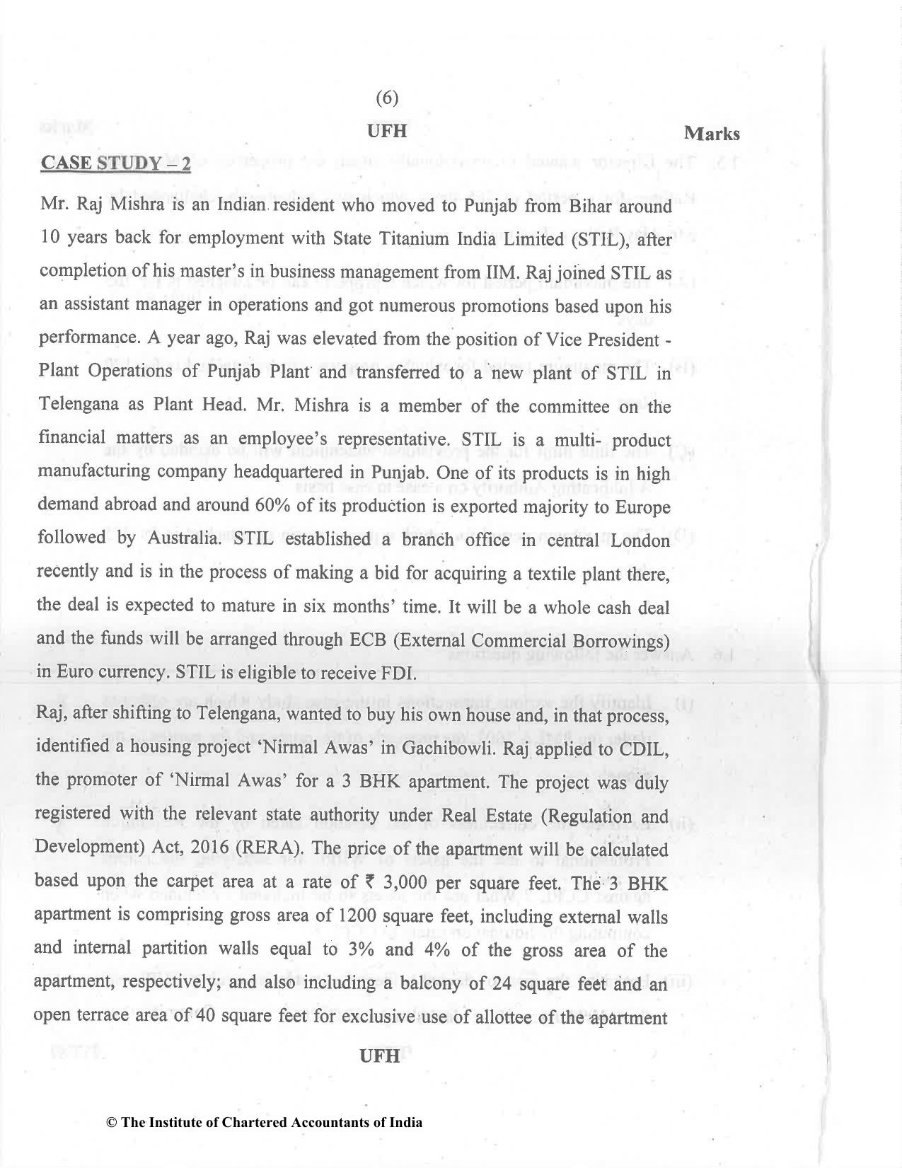 CA Final Dec 2021 Question Paper - Paper 6D – Economic Laws - Page 6