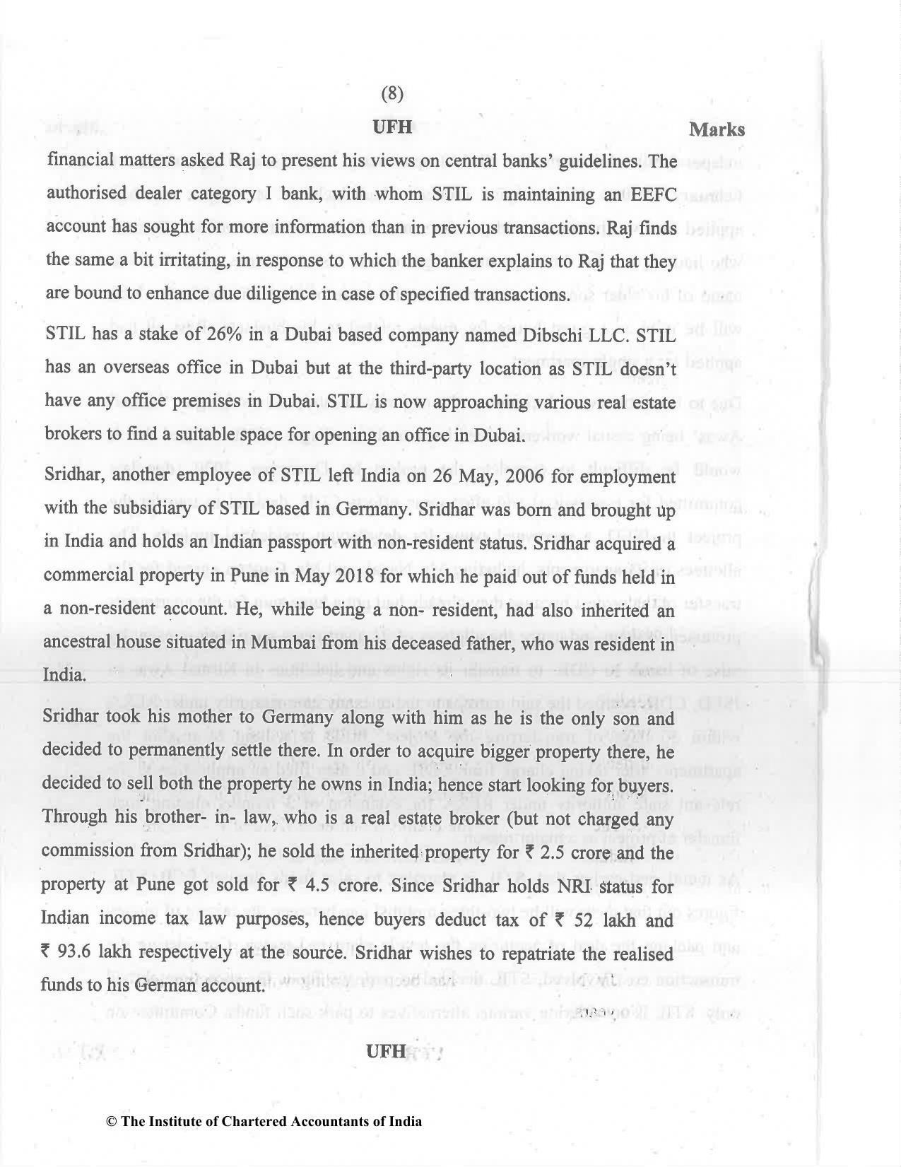CA Final Dec 2021 Question Paper - Paper 6D – Economic Laws - Page 8
