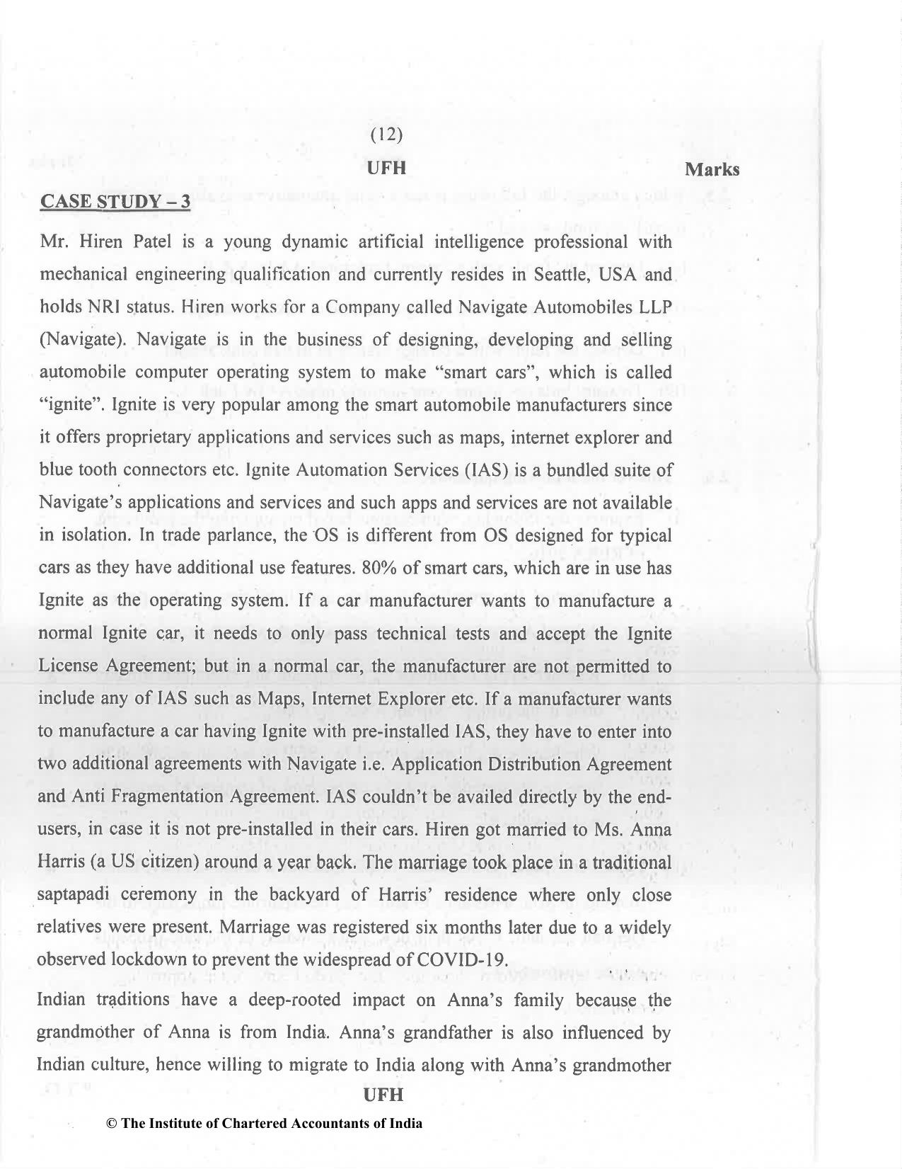 CA Final Dec 2021 Question Paper - Paper 6D – Economic Laws - Page 12