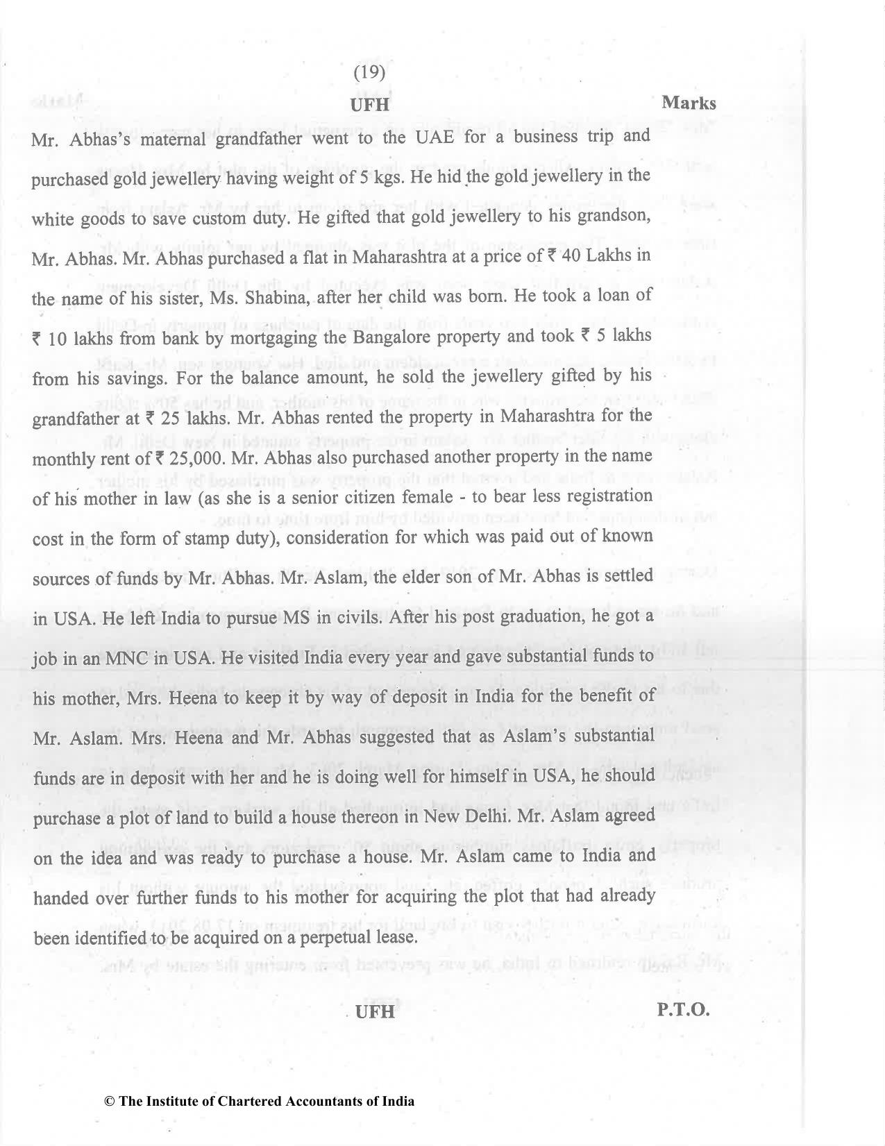 CA Final Dec 2021 Question Paper - Paper 6D – Economic Laws - Page 19