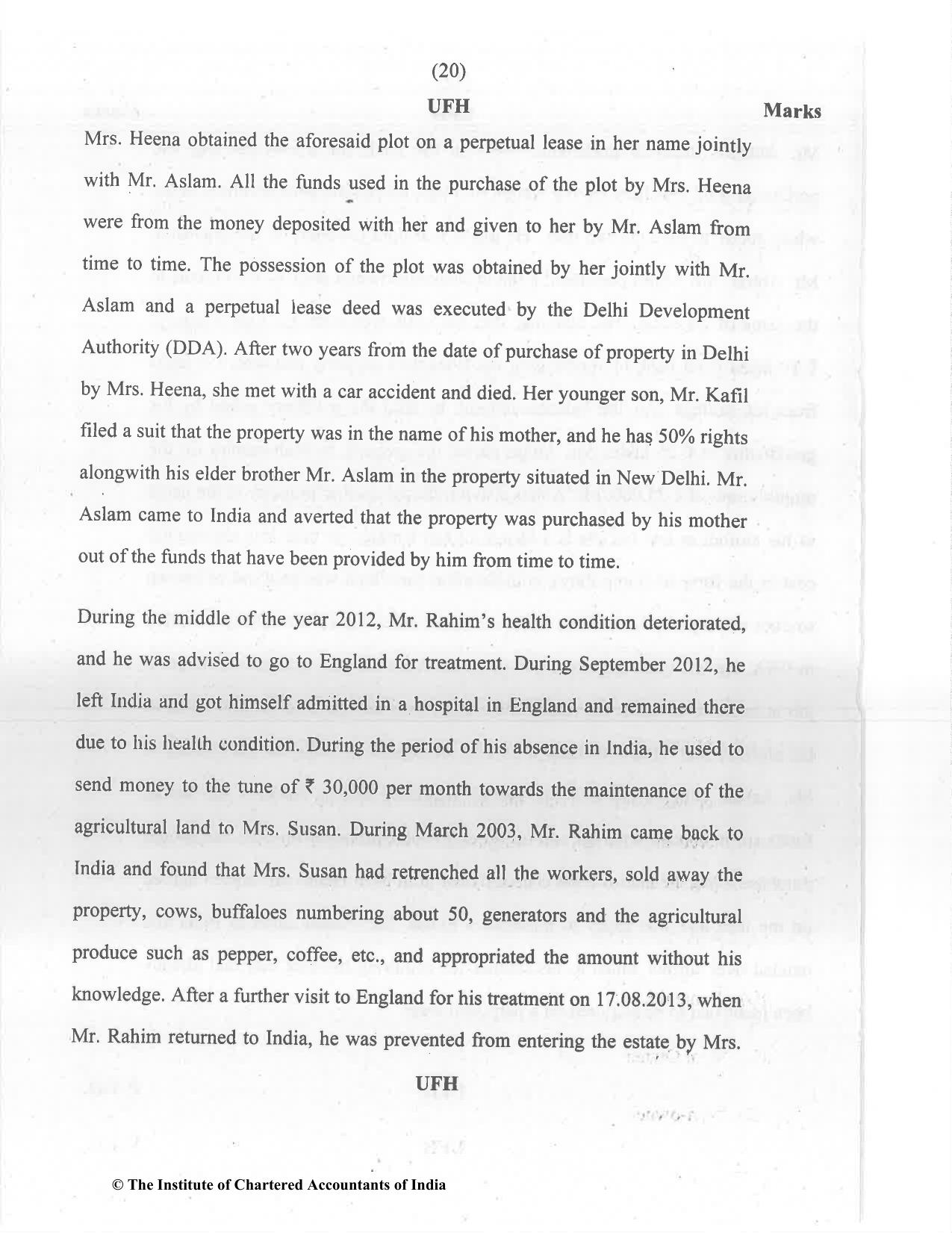 CA Final Dec 2021 Question Paper - Paper 6D – Economic Laws - Page 20