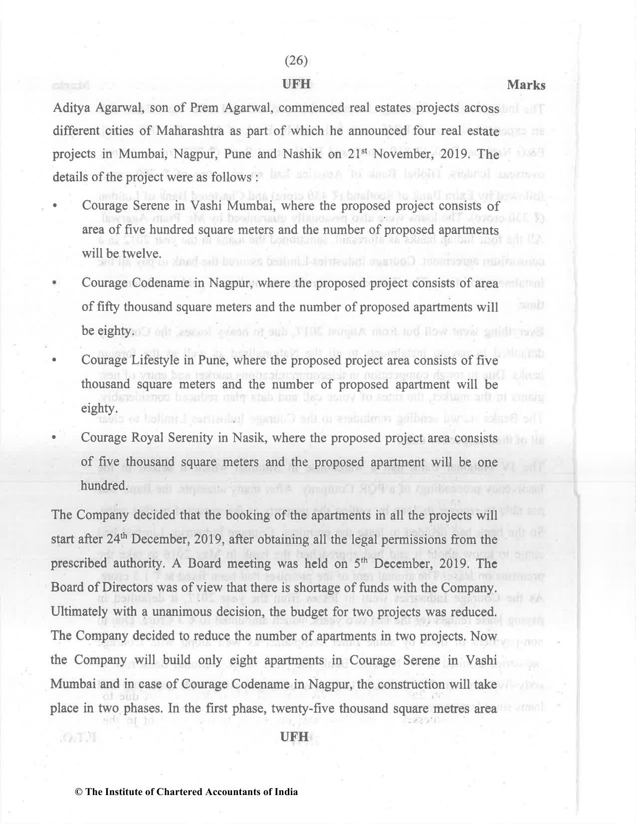 CA Final Dec 2021 Question Paper - Paper 6D – Economic Laws - Page 26