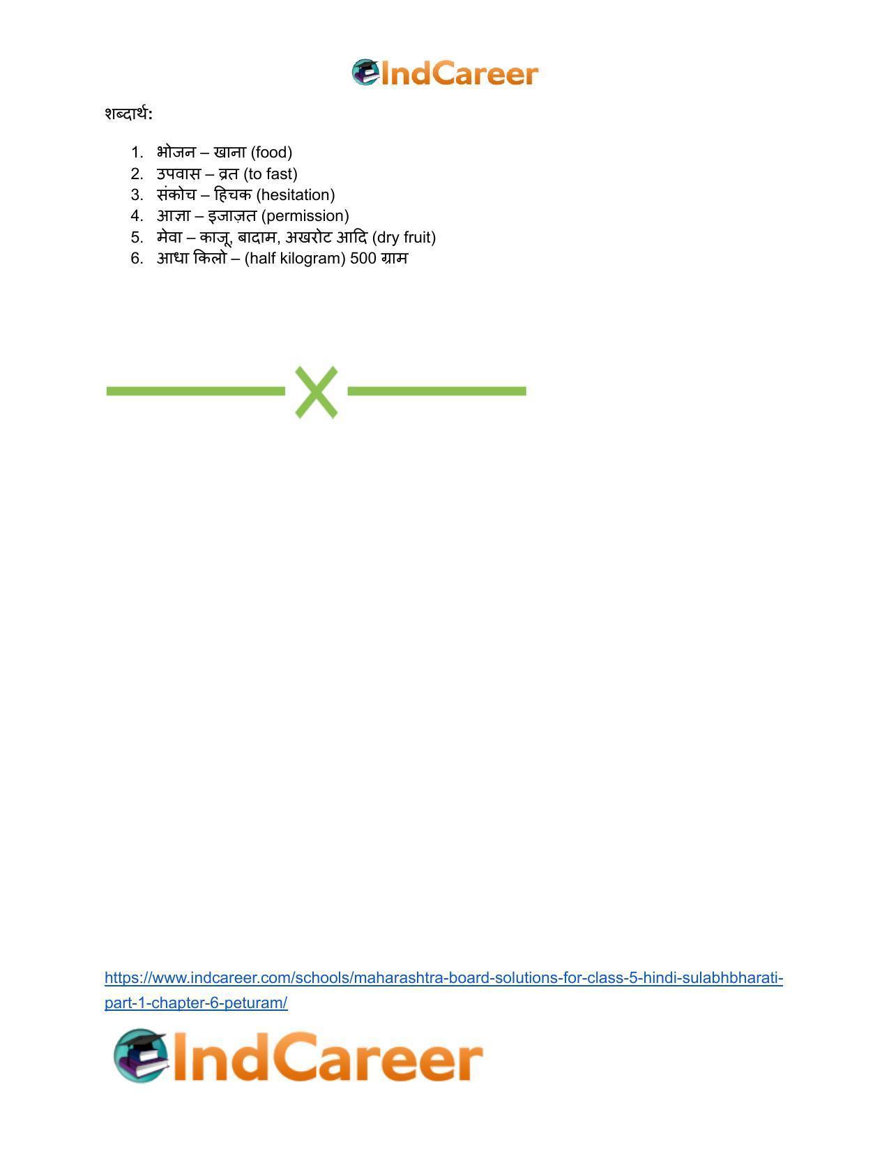 Maharashtra Board Solutions for Class 5- Hindi Sulabhbharati (Part 1): Chapter 6- पेटूराम - Page 10