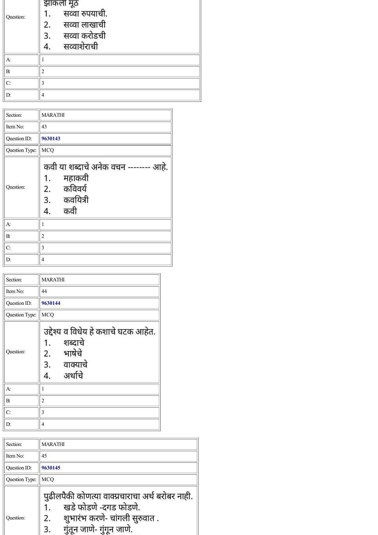 CUET 2022 Question Paper of Marathi - Page 25