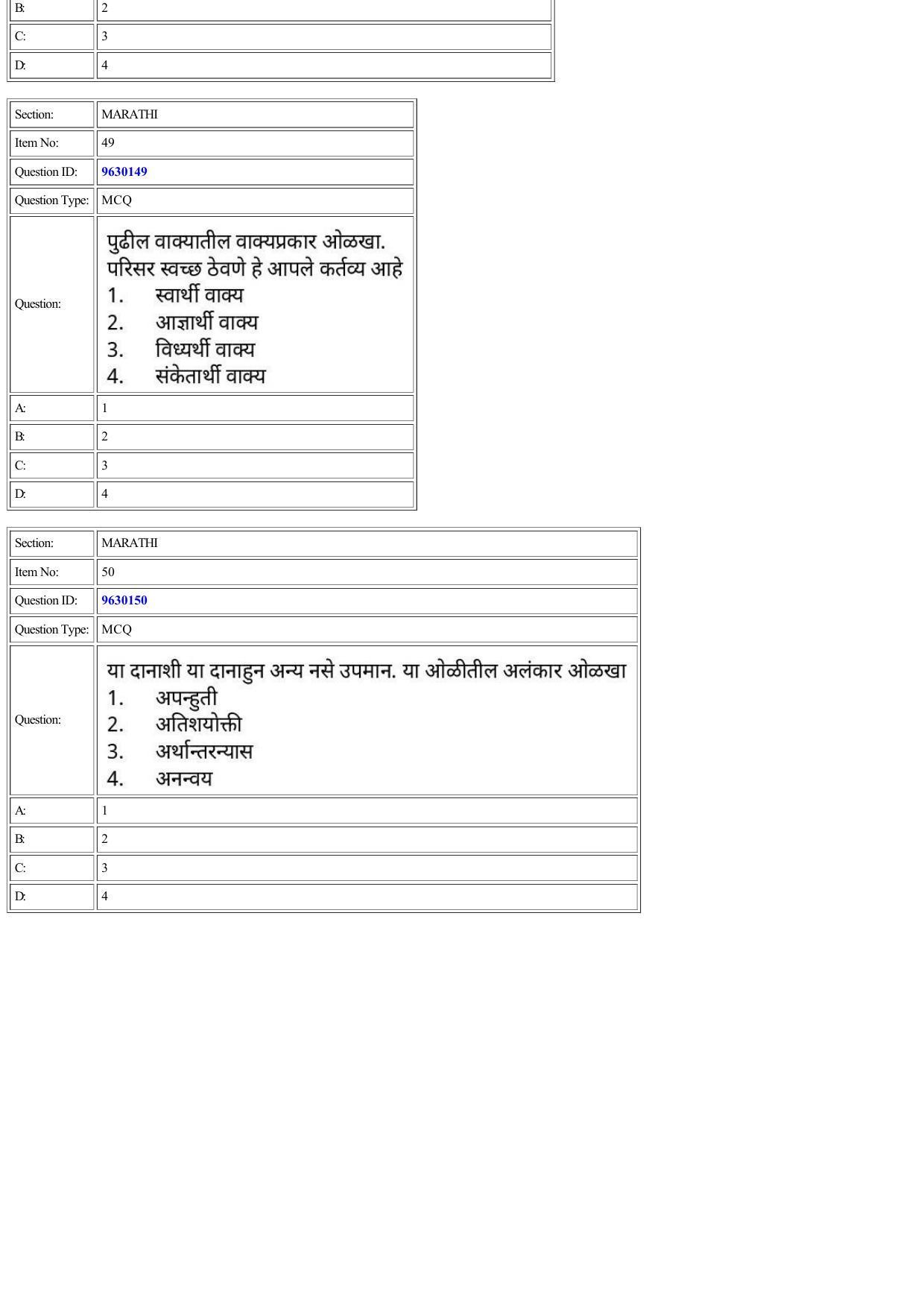 CUET 2022 Question Paper of Marathi - Page 27