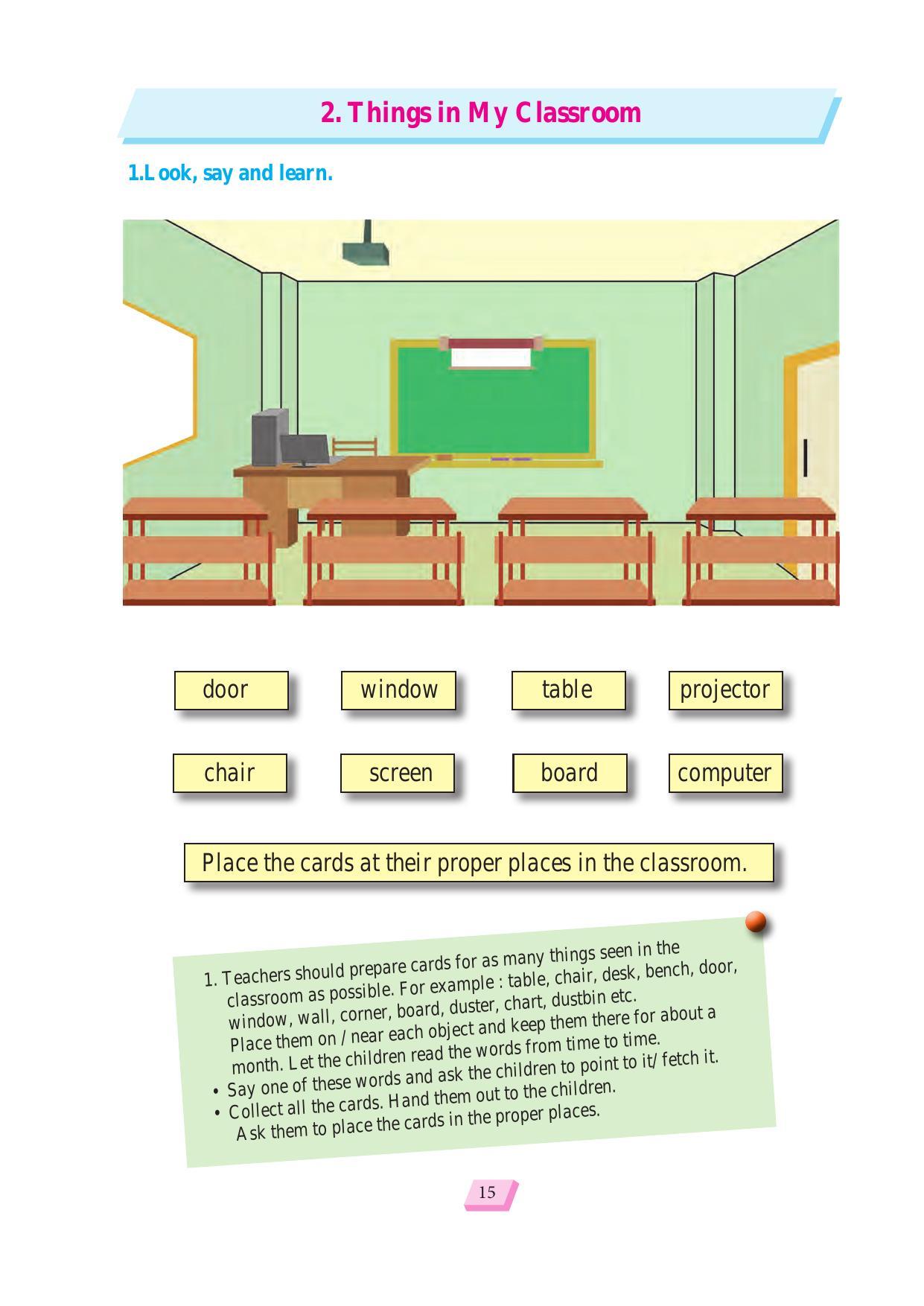 Maharashtra Board Class 1 English Textbook - Page 25