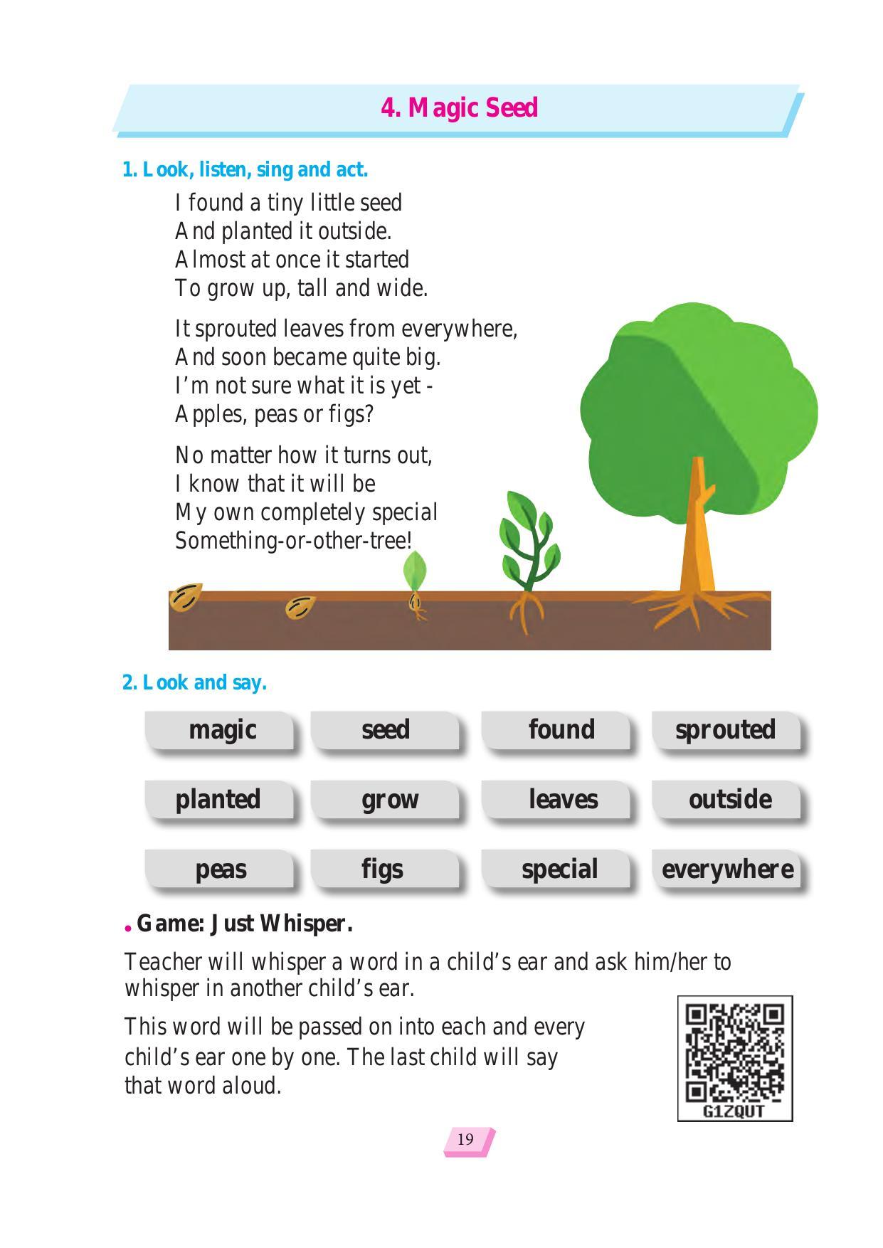 Maharashtra Board Class 1 English Textbook - Page 29