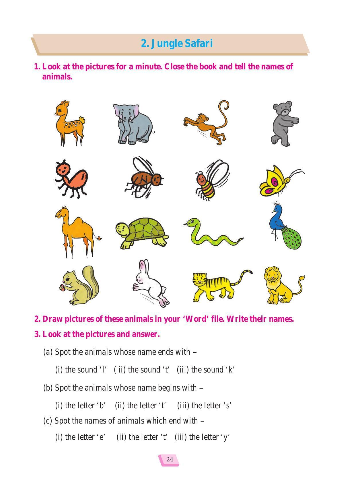 Maharashtra Board Class 1 English Textbook - Page 34