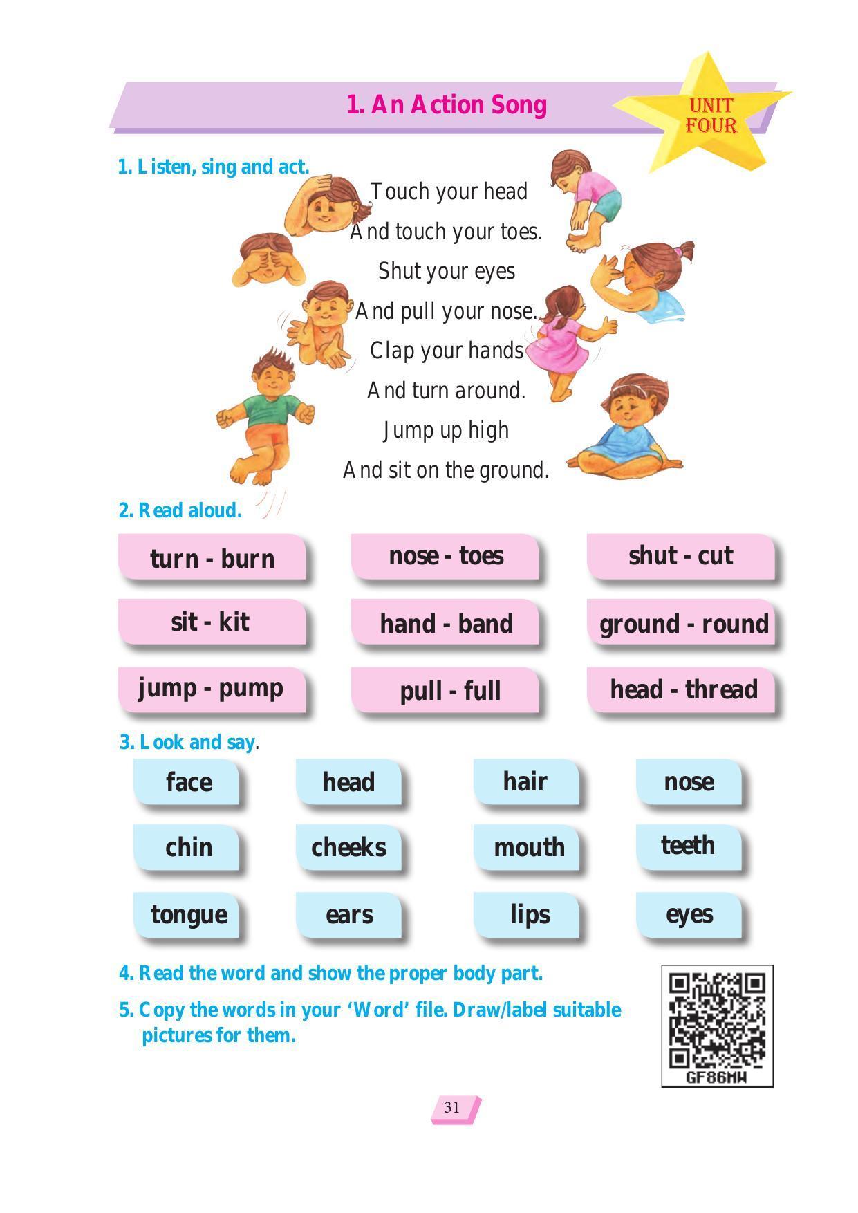 Maharashtra Board Class 1 English Textbook - Page 41