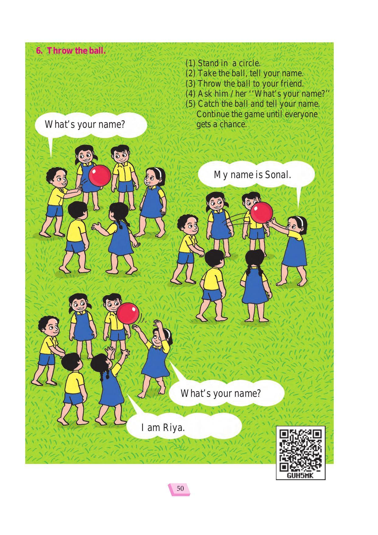 Maharashtra Board Class 1 English Textbook - Page 60