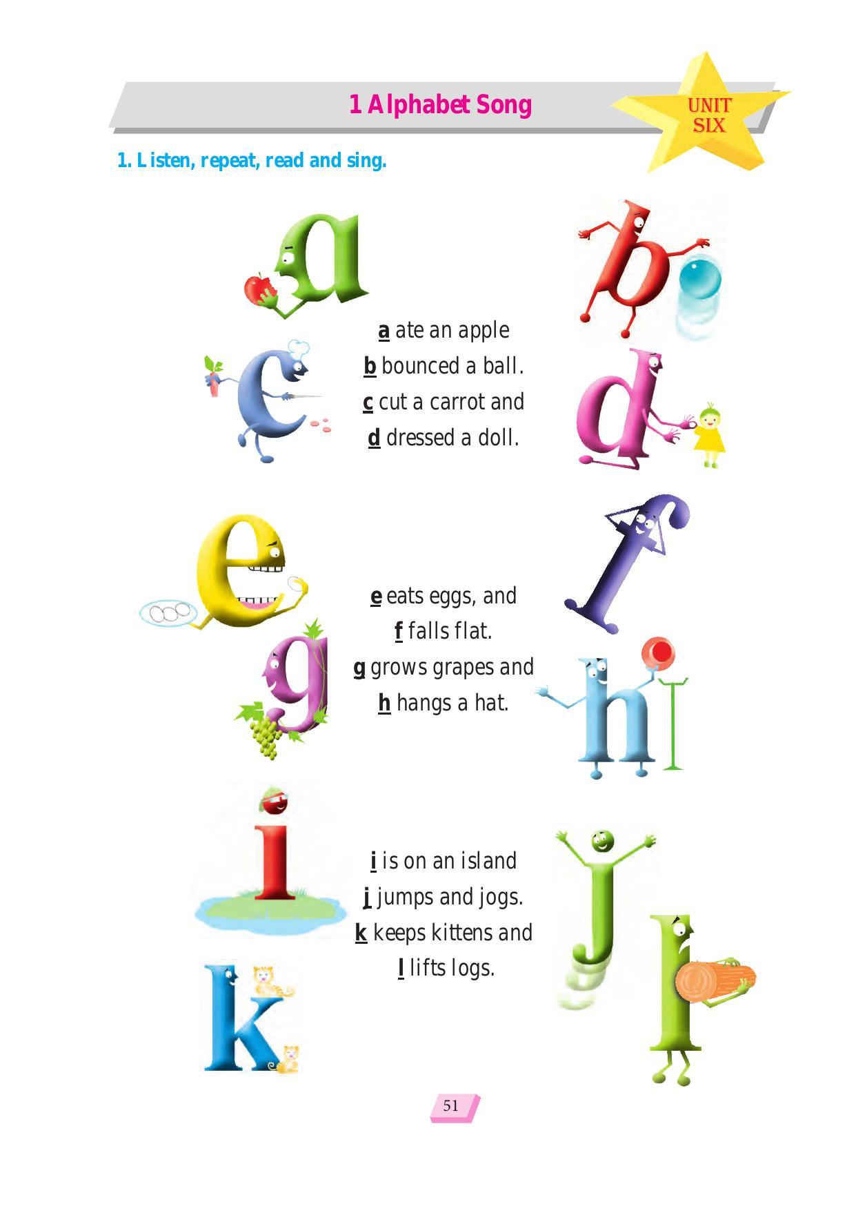 Maharashtra Board Class 1 English Textbook - Page 61