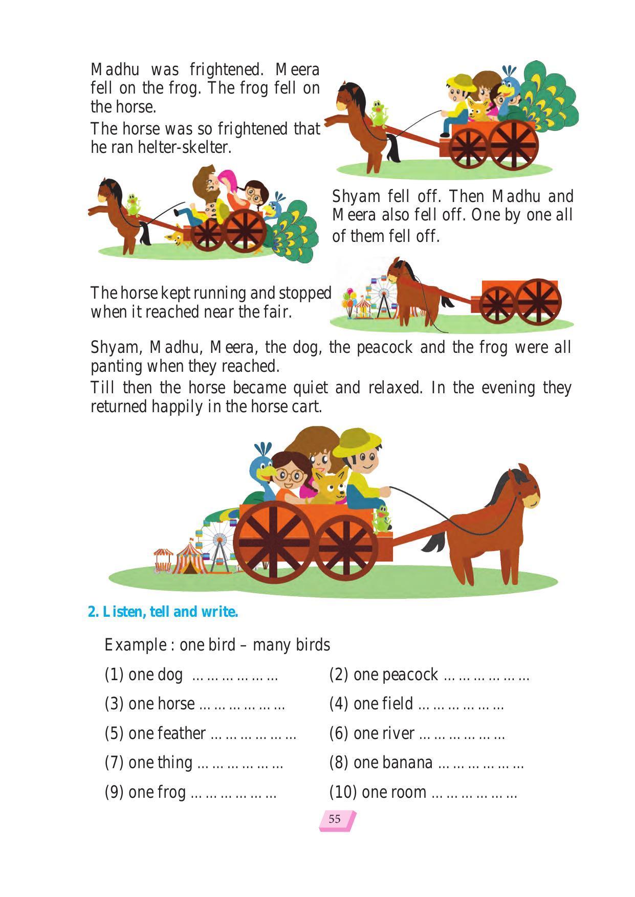 Maharashtra Board Class 1 English Textbook - Page 65