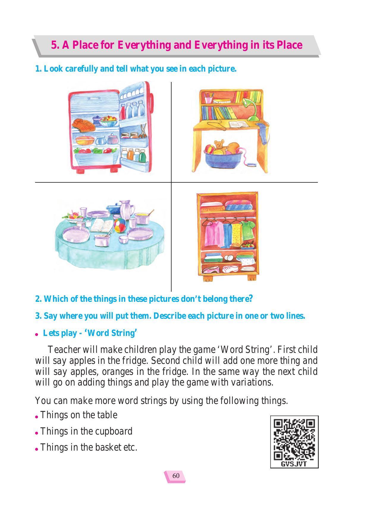 Maharashtra Board Class 1 English Textbook - Page 70
