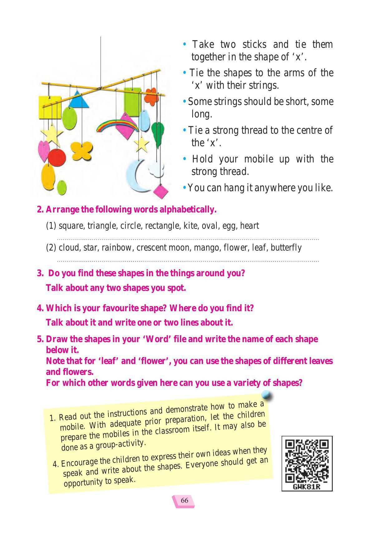 Maharashtra Board Class 1 English Textbook - Page 76