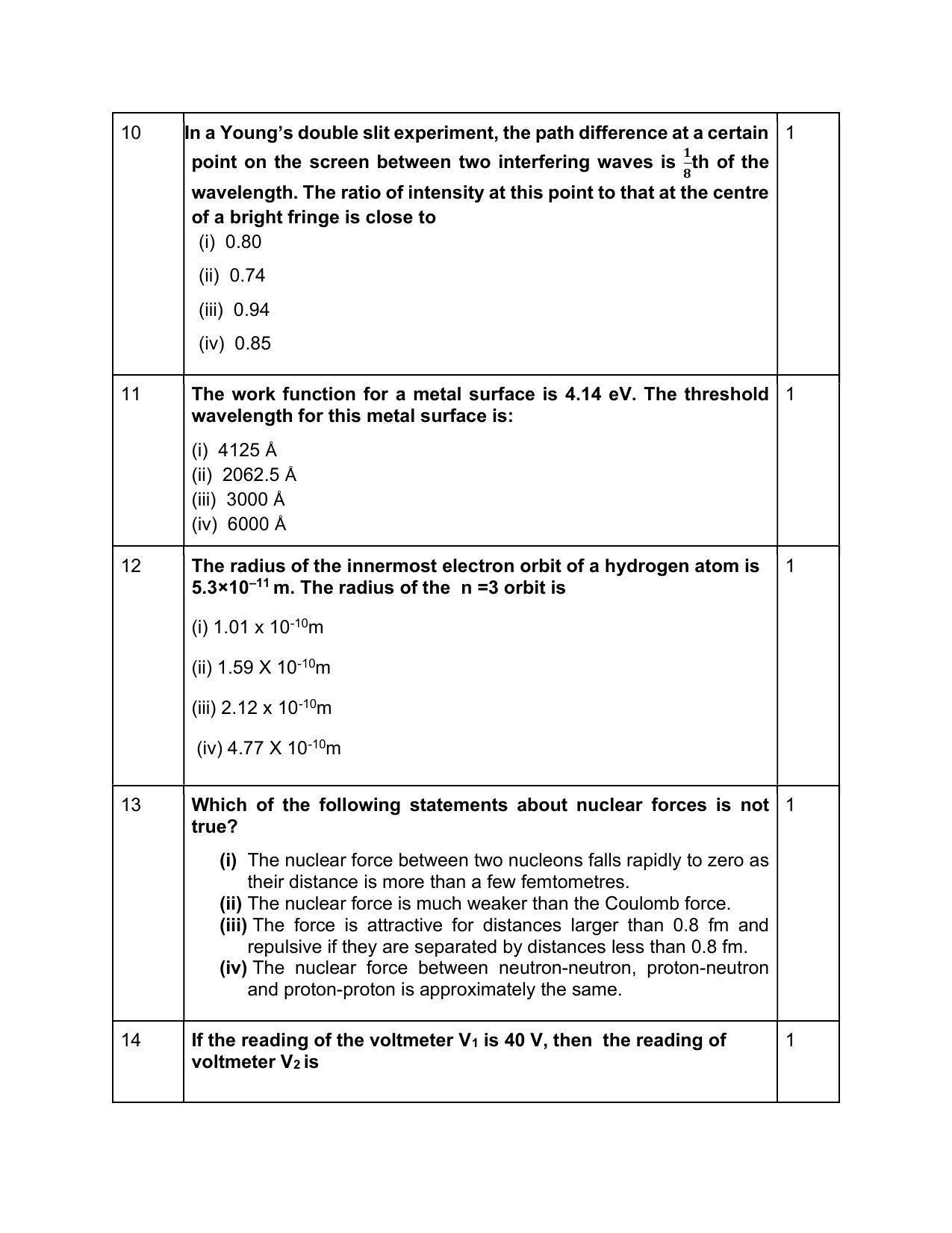 CBSE Class 12 Physics Sample Paper 2023 - Page 4