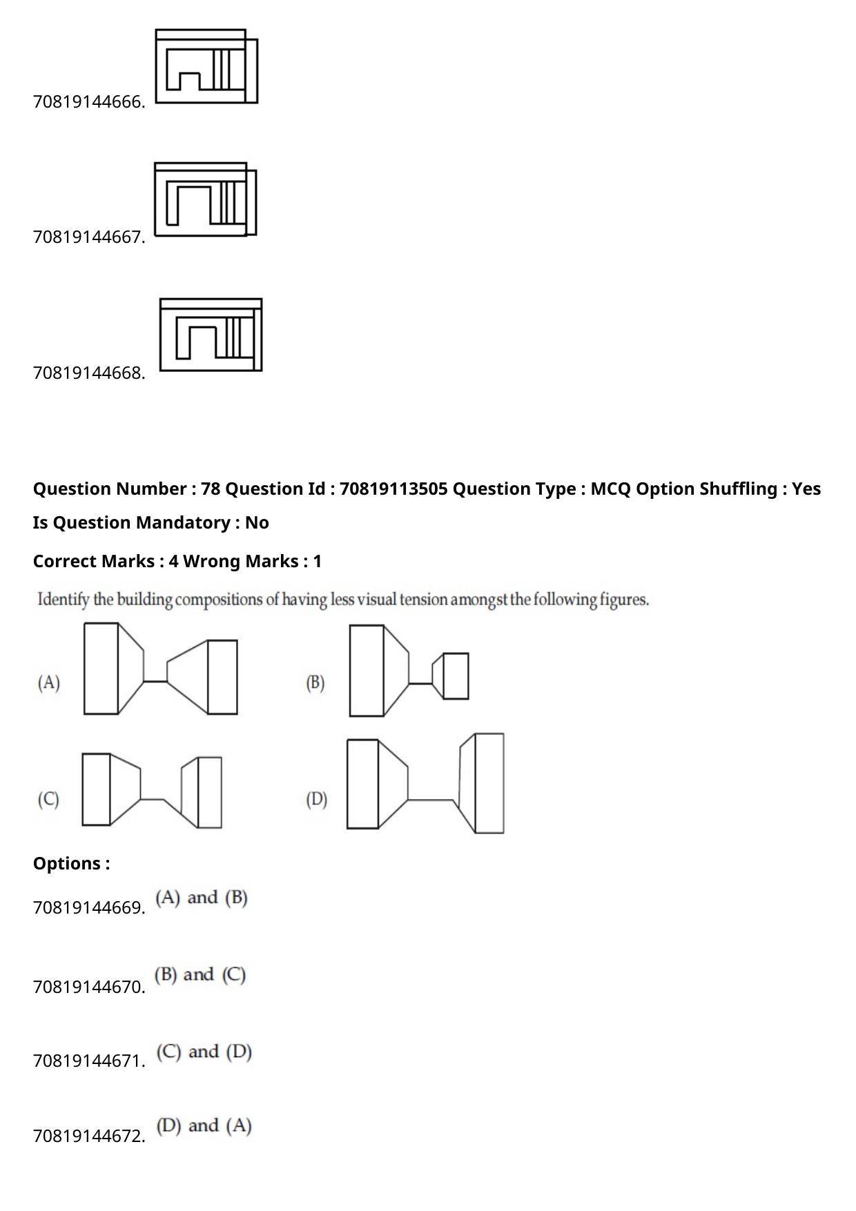 JEE Mains 2021: B Arch & B Planning Telugu (Shift 2) 23-02-2021 Question Paper - Page 107