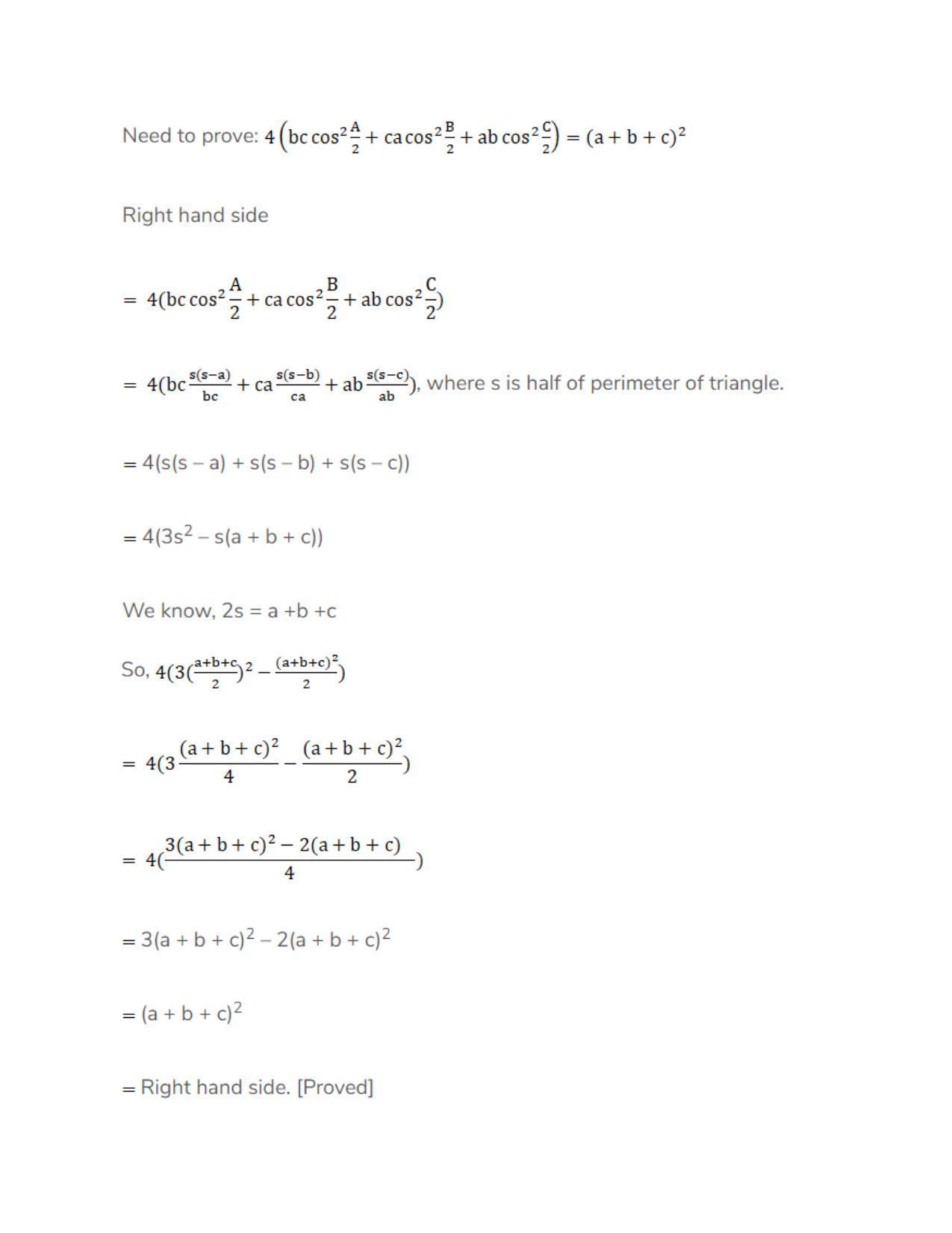 Chapter 18: Solutions of Triangles: RS Aggarwal Class 11 Solutions  - Page 6