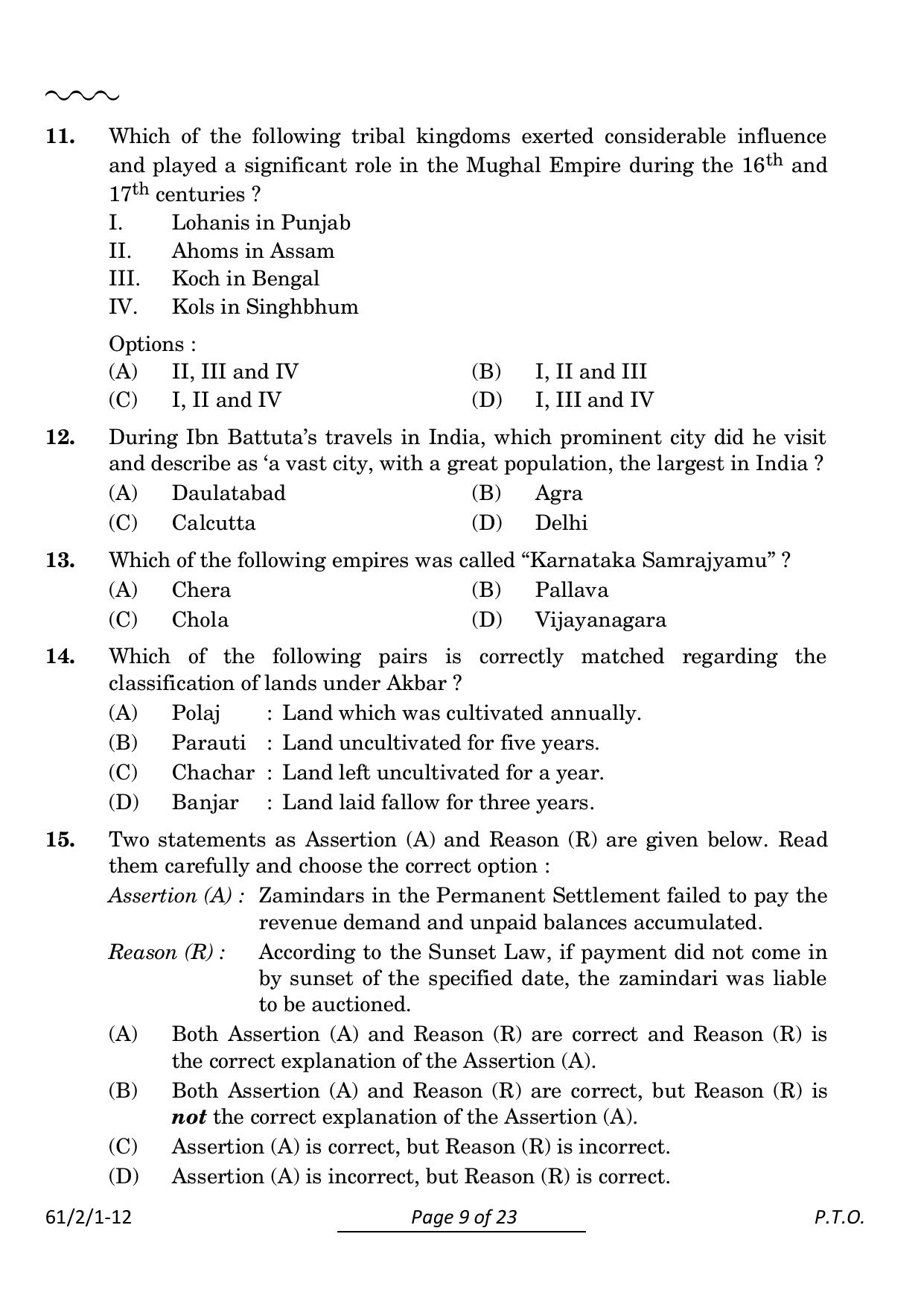 CBSE Class 12 61-2-1 History 2024 Question Paper - Page 9