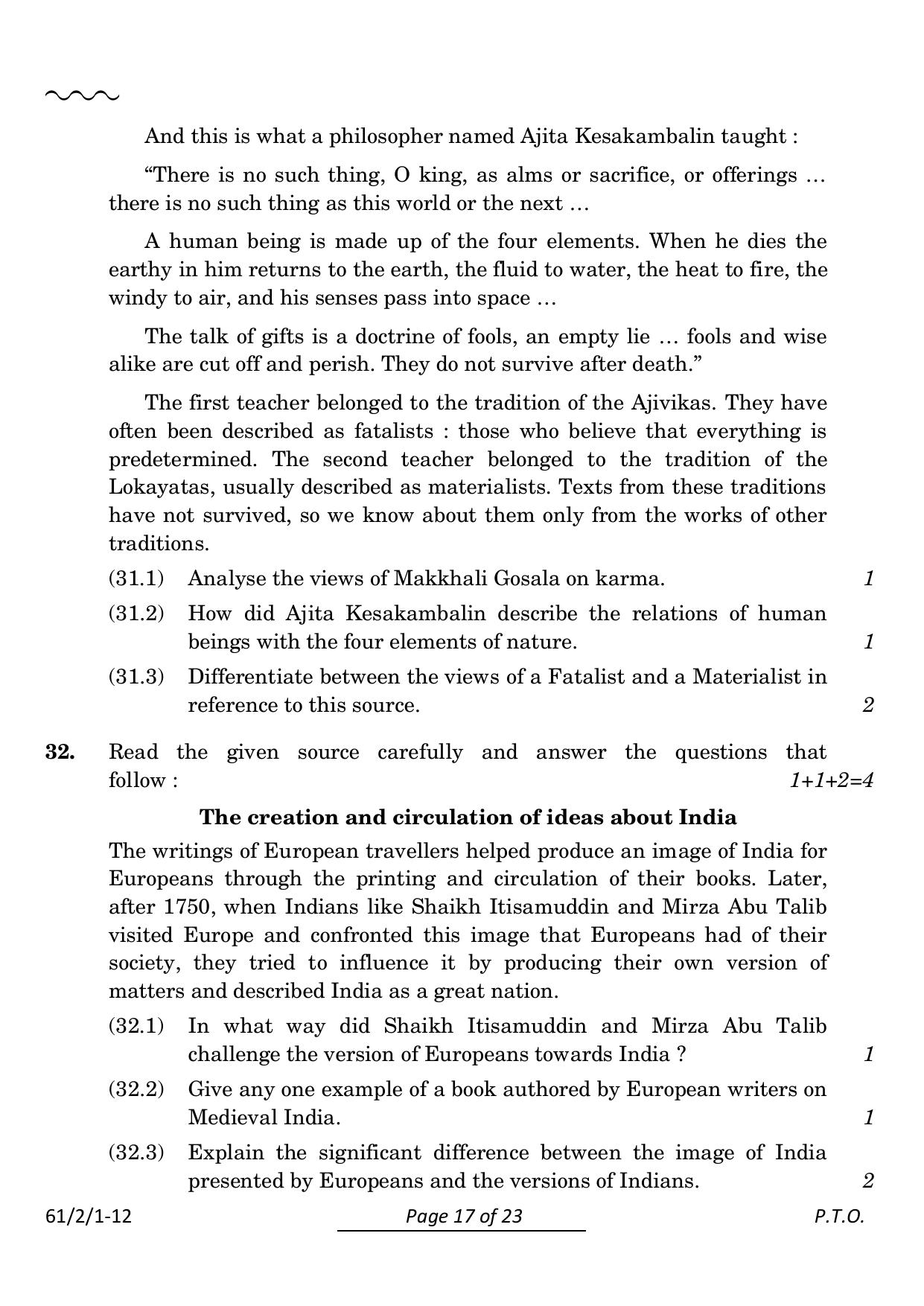 CBSE Class 12 61-2-1 History 2024 Question Paper - Page 17
