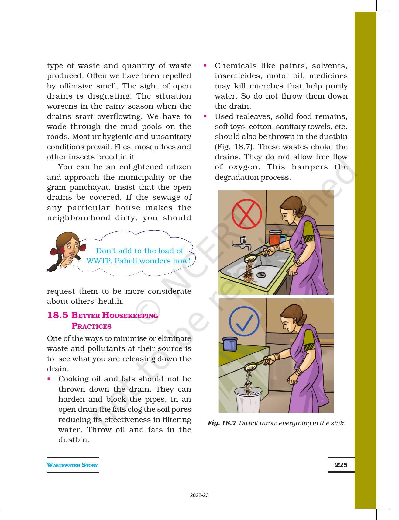 NCERT Book for Class 7 Science: Chapter 18-Wastewater Story - Page 6