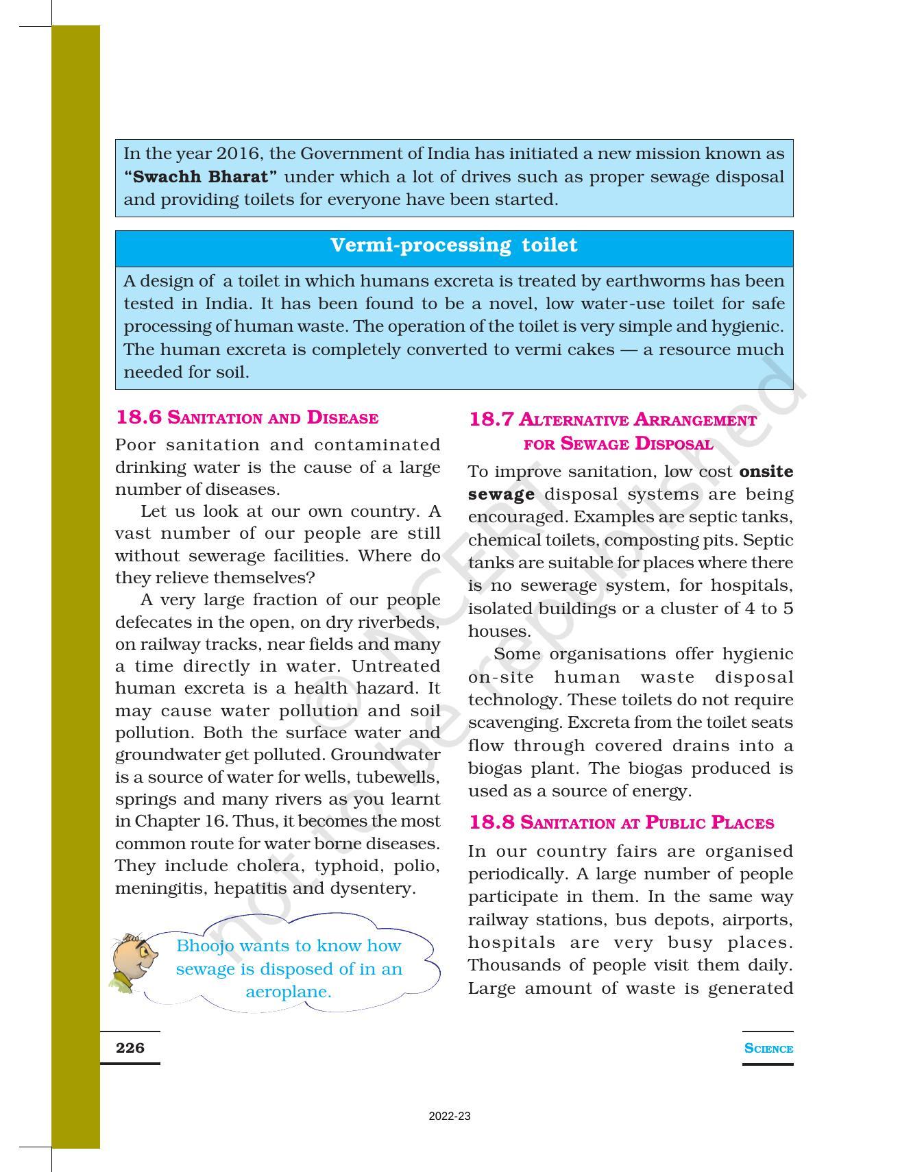 NCERT Book for Class 7 Science: Chapter 18-Wastewater Story - Page 7