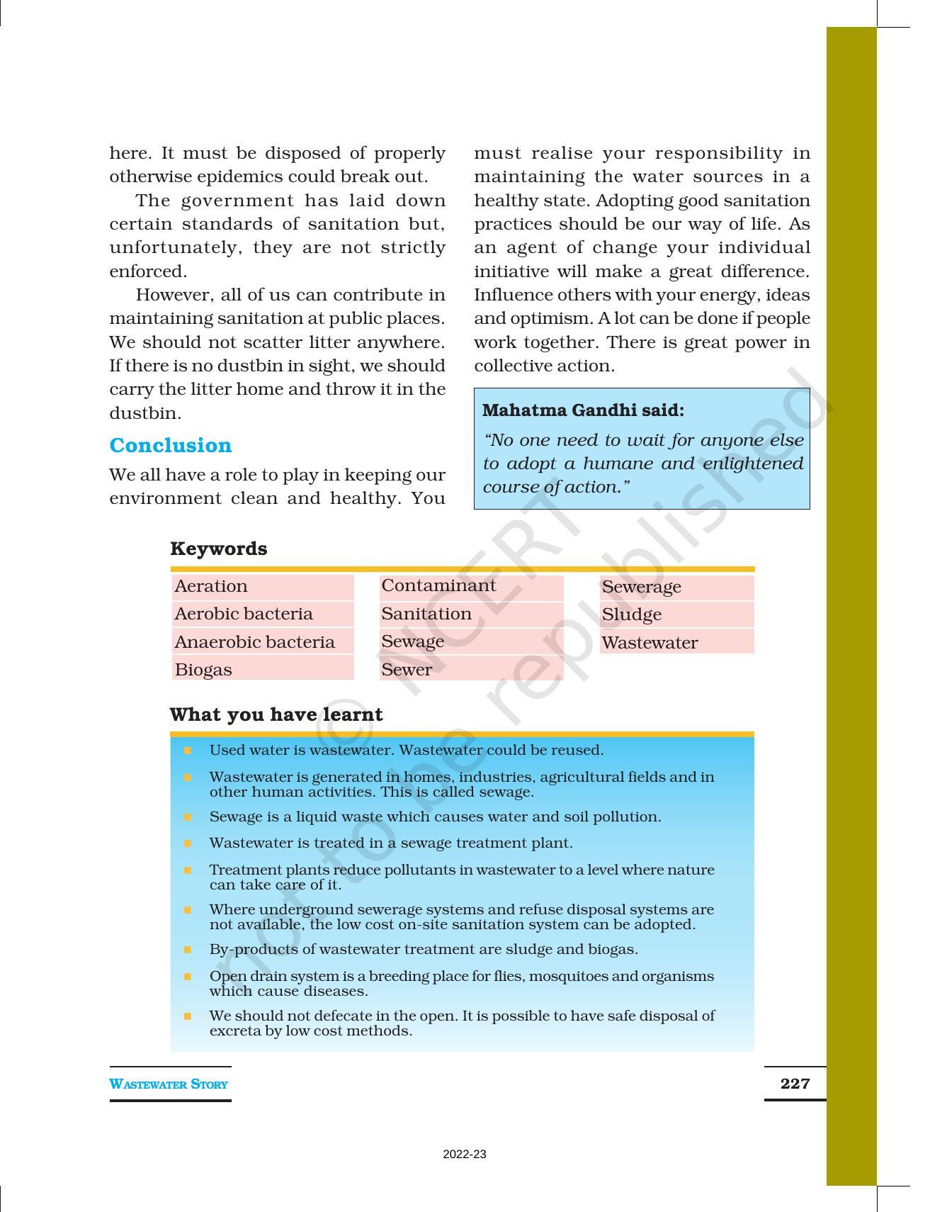 NCERT Book for Class 7 Science: Chapter 18-Wastewater Story - Page 8