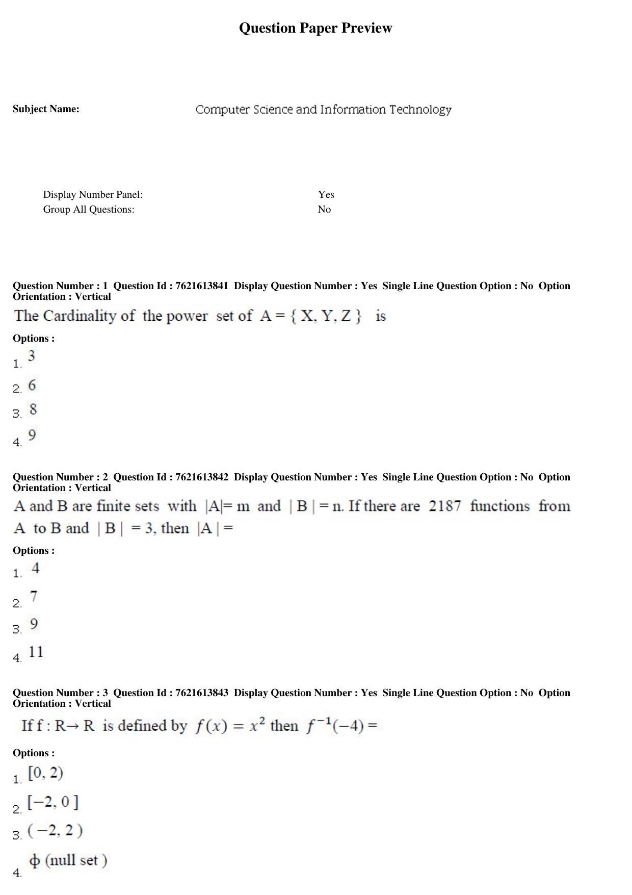 TS PGECET 2017: Computer Science & Information Technology Question Papers - Page 1