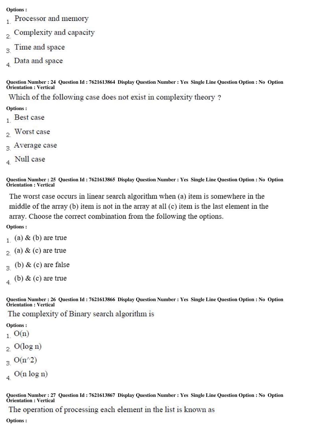TS PGECET 2017: Computer Science & Information Technology Question Papers - Page 8