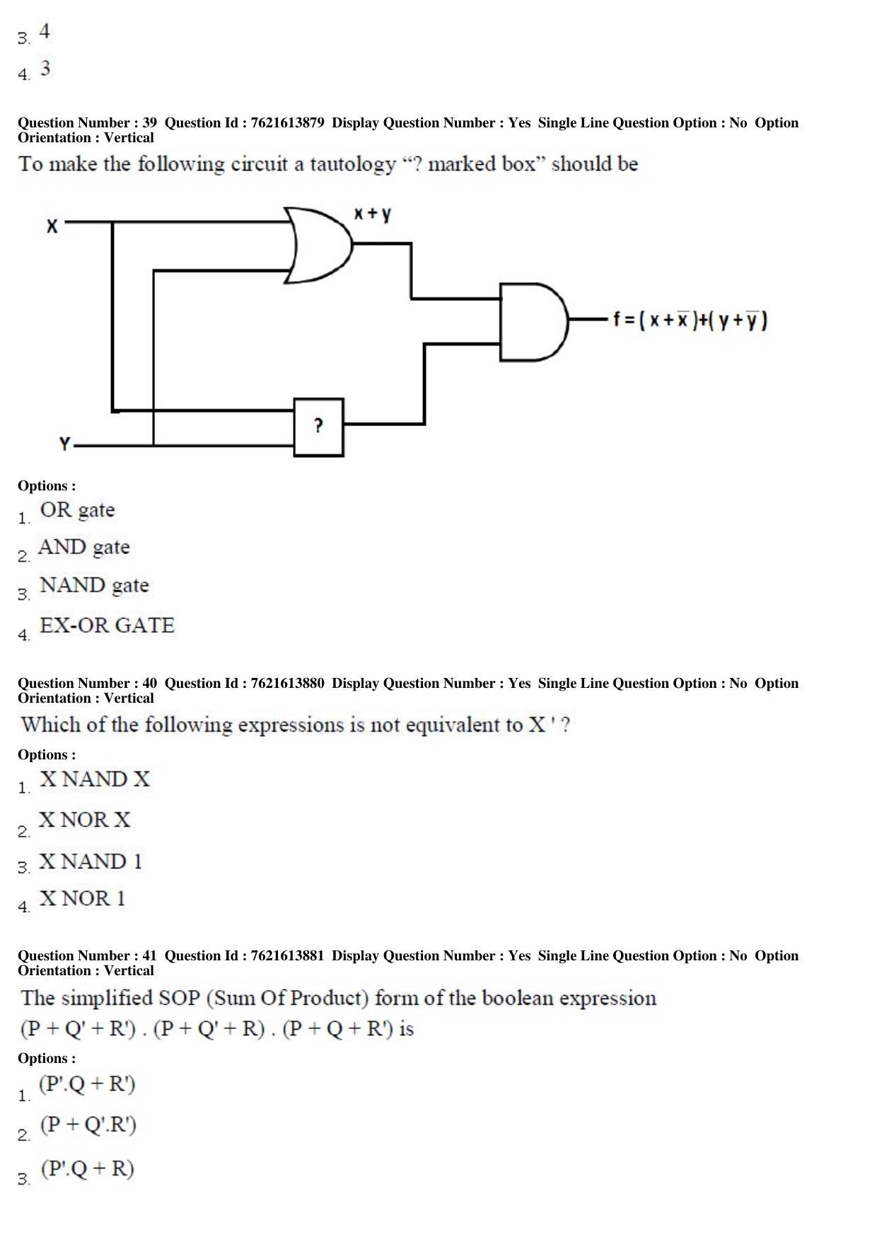 TS PGECET 2017: Computer Science & Information Technology Question Papers - Page 12