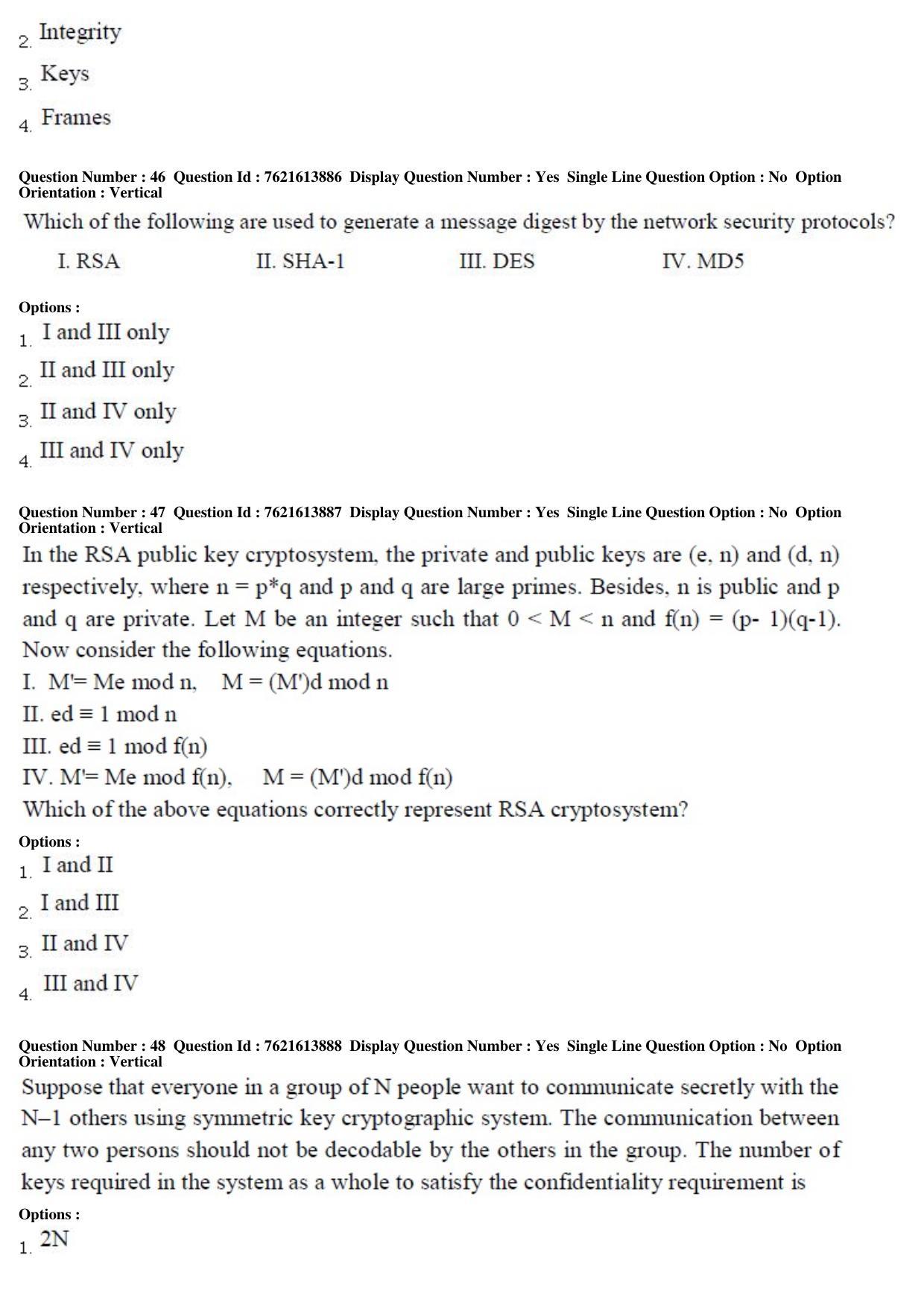 TS PGECET 2017: Computer Science & Information Technology Question Papers - Page 14