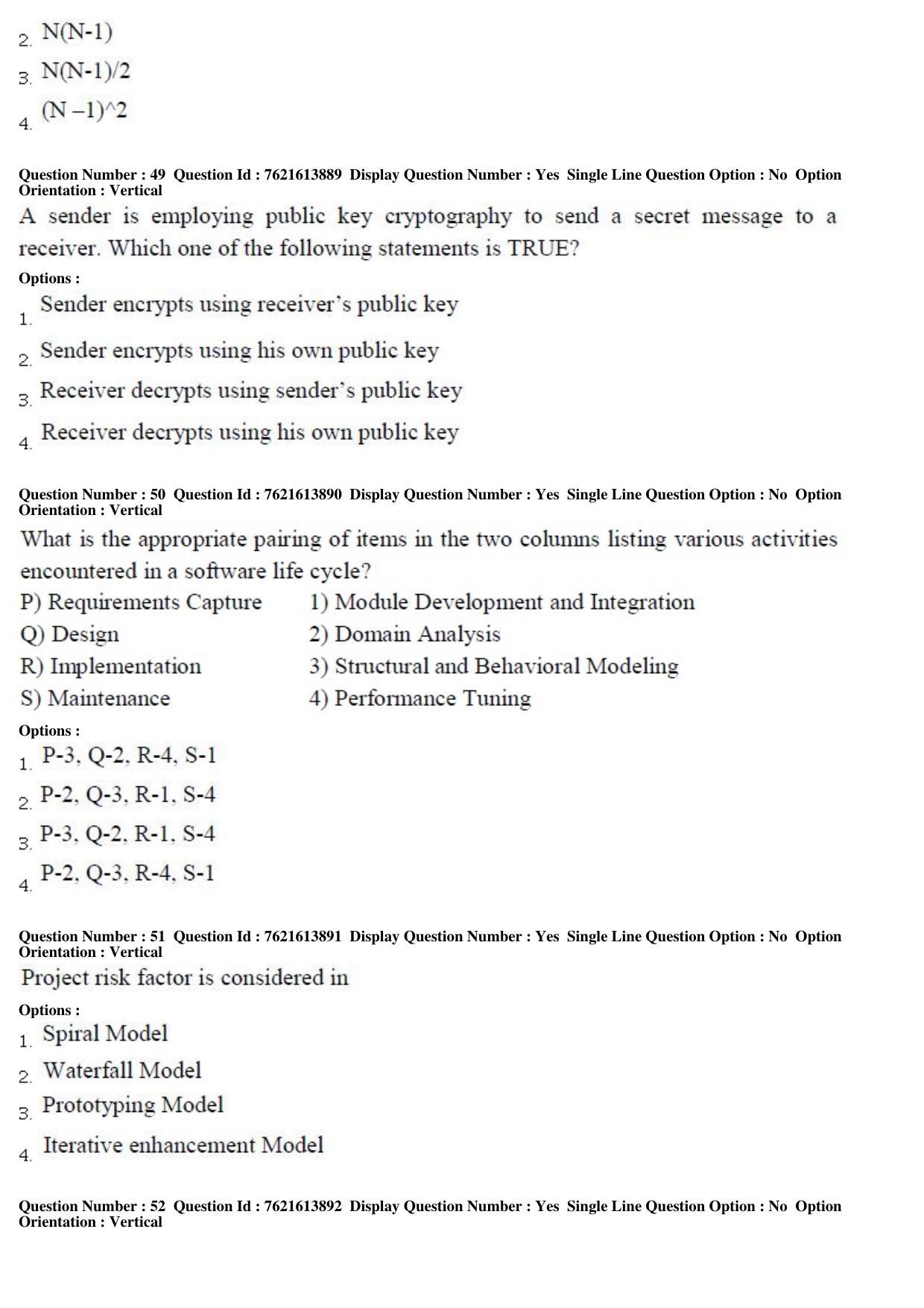TS PGECET 2017: Computer Science & Information Technology Question Papers - Page 15