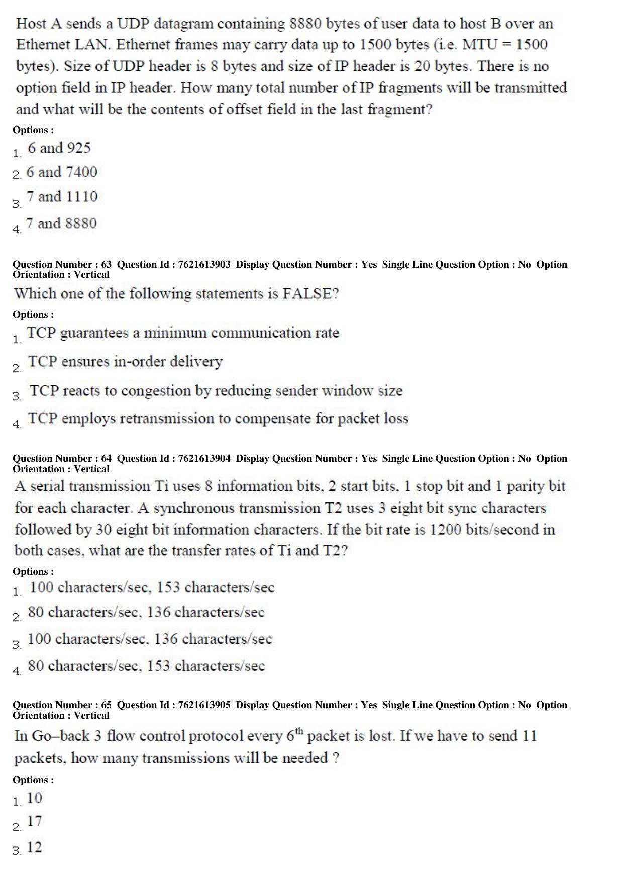 TS PGECET 2017: Computer Science & Information Technology Question Papers - Page 19