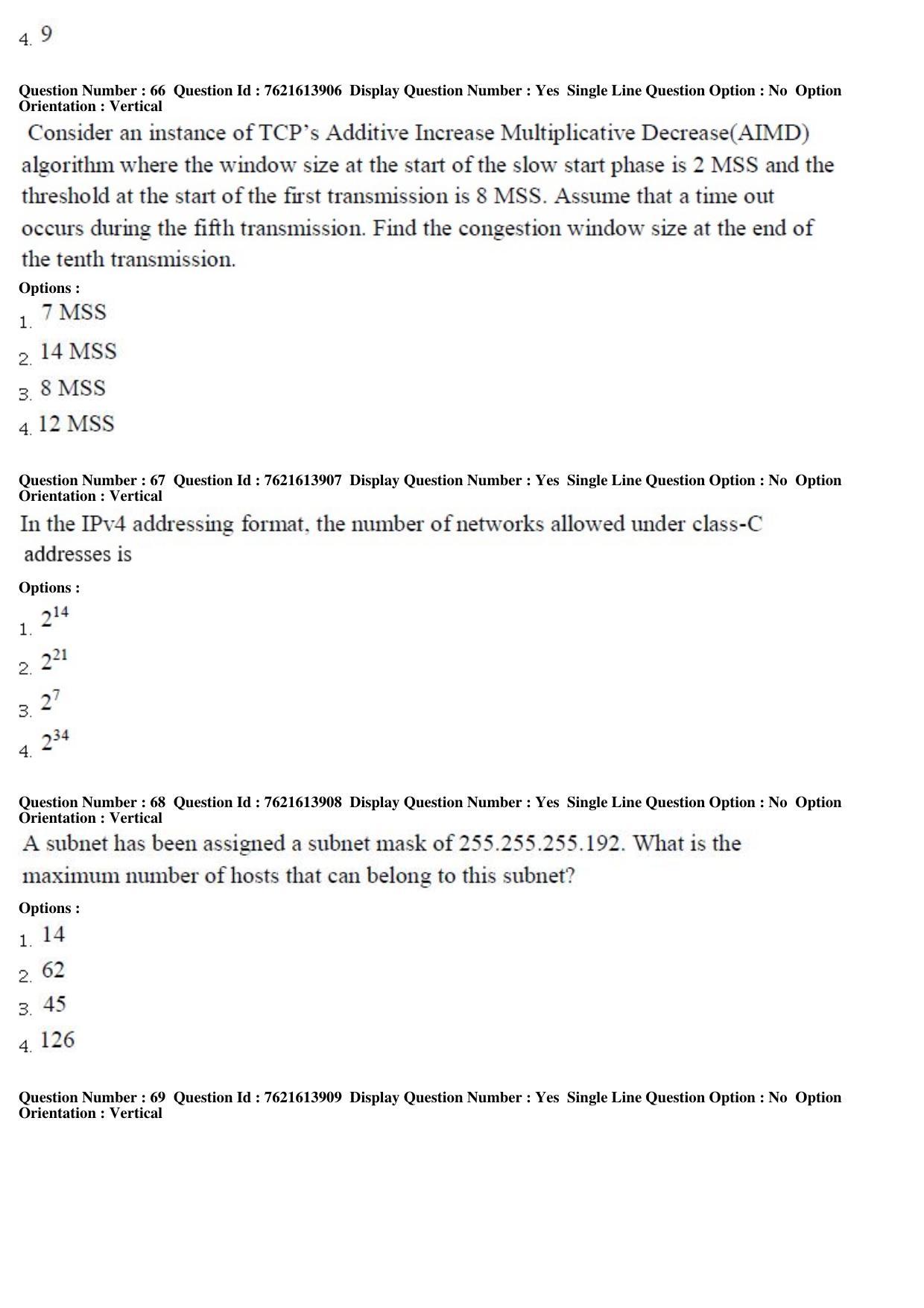TS PGECET 2017: Computer Science & Information Technology Question Papers - Page 20