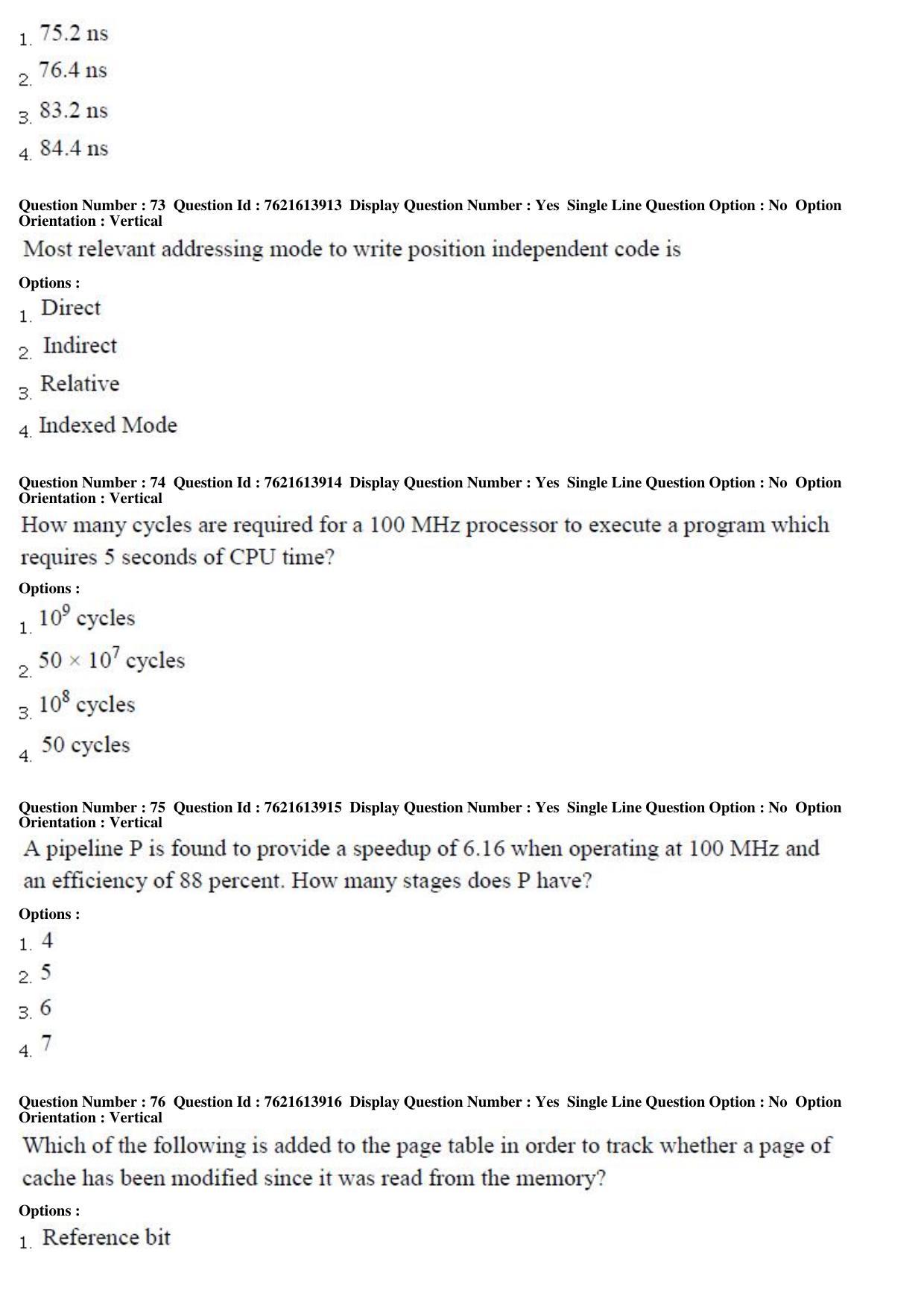 TS PGECET 2017: Computer Science & Information Technology Question Papers - Page 22