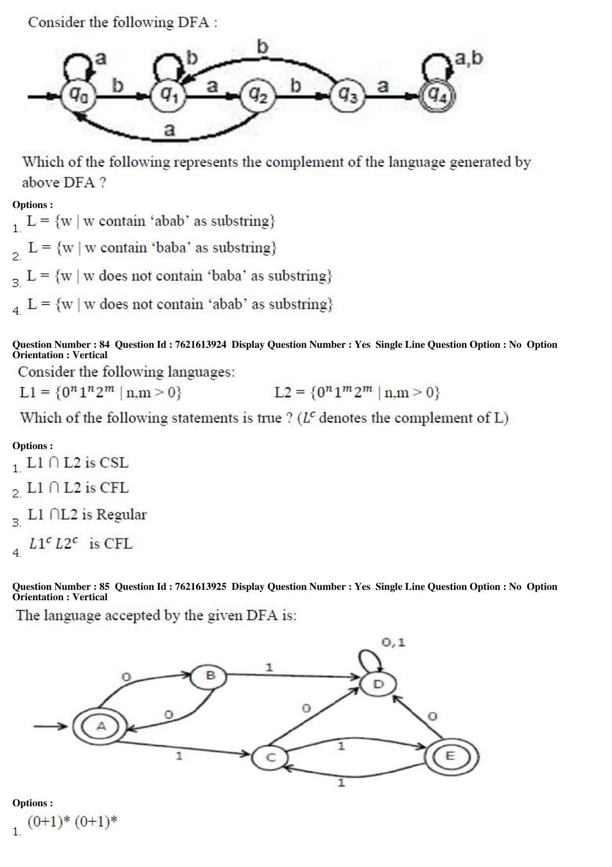 TS PGECET 2017: Computer Science & Information Technology Question Papers - Page 25