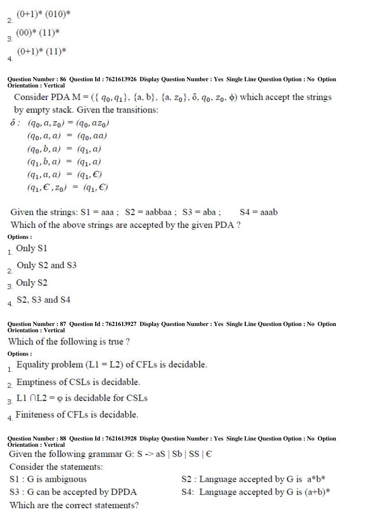 TS PGECET 2017: Computer Science & Information Technology Question Papers - Page 26