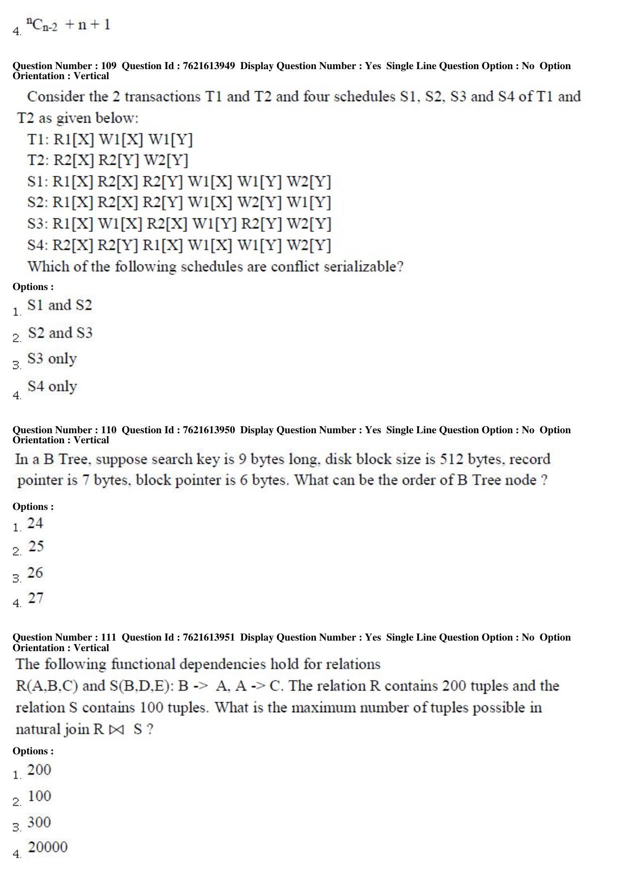 TS PGECET 2017: Computer Science & Information Technology Question Papers - Page 33