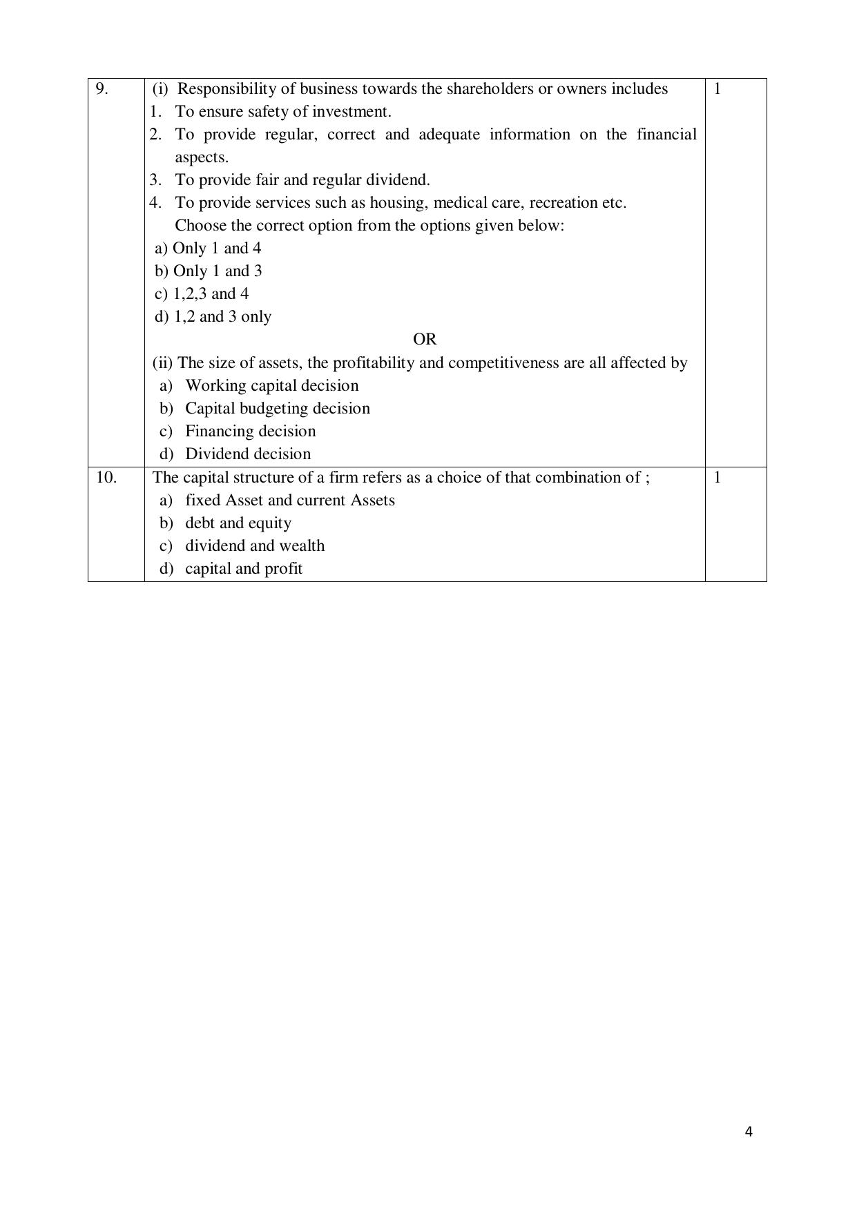 NIOS Class 12 Commerce (Business Studies) (New) Sample Paper - Page 4