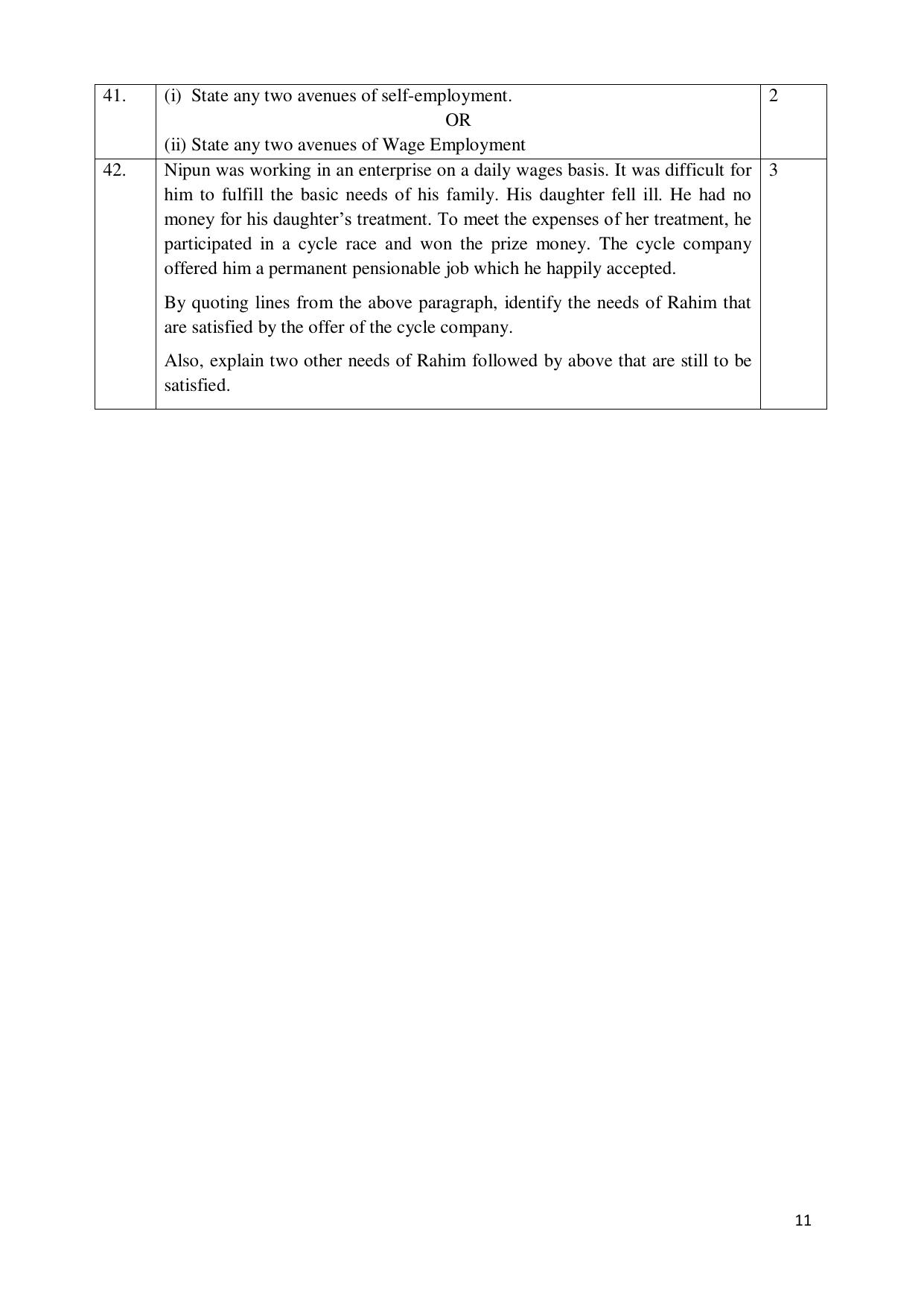 NIOS Class 12 Commerce (Business Studies) (New) Sample Paper - Page 11