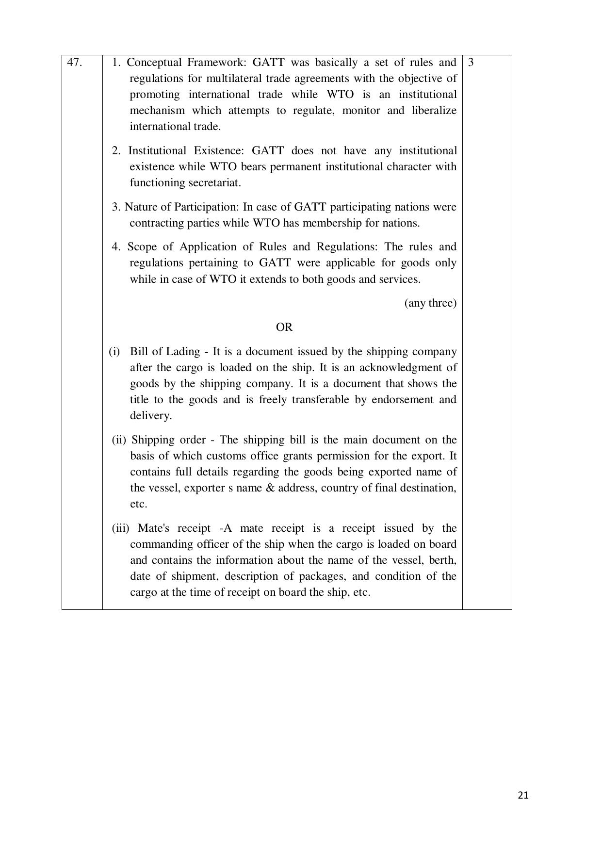 NIOS Class 12 Commerce (Business Studies) (New) Sample Paper - Page 21