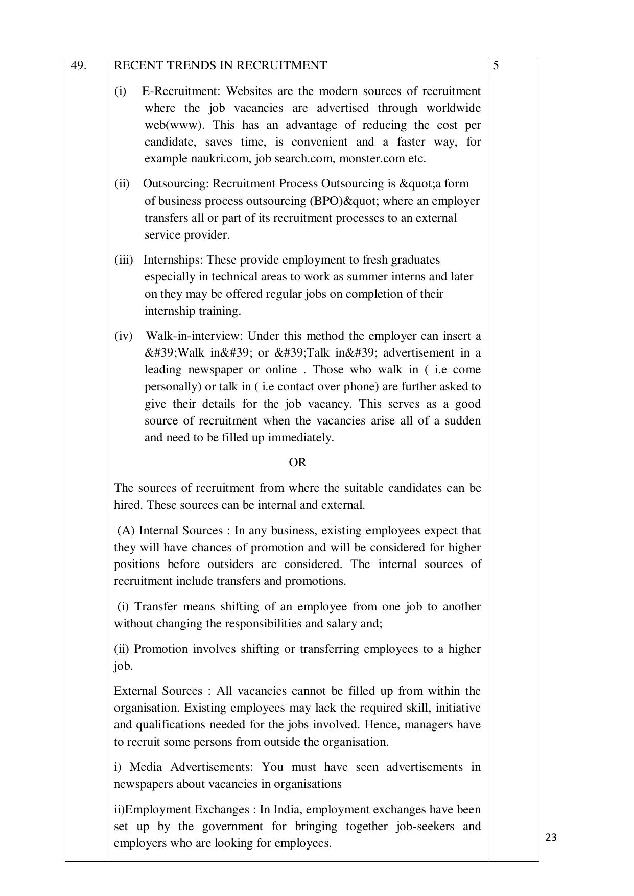NIOS Class 12 Commerce (Business Studies) (New) Sample Paper - Page 23
