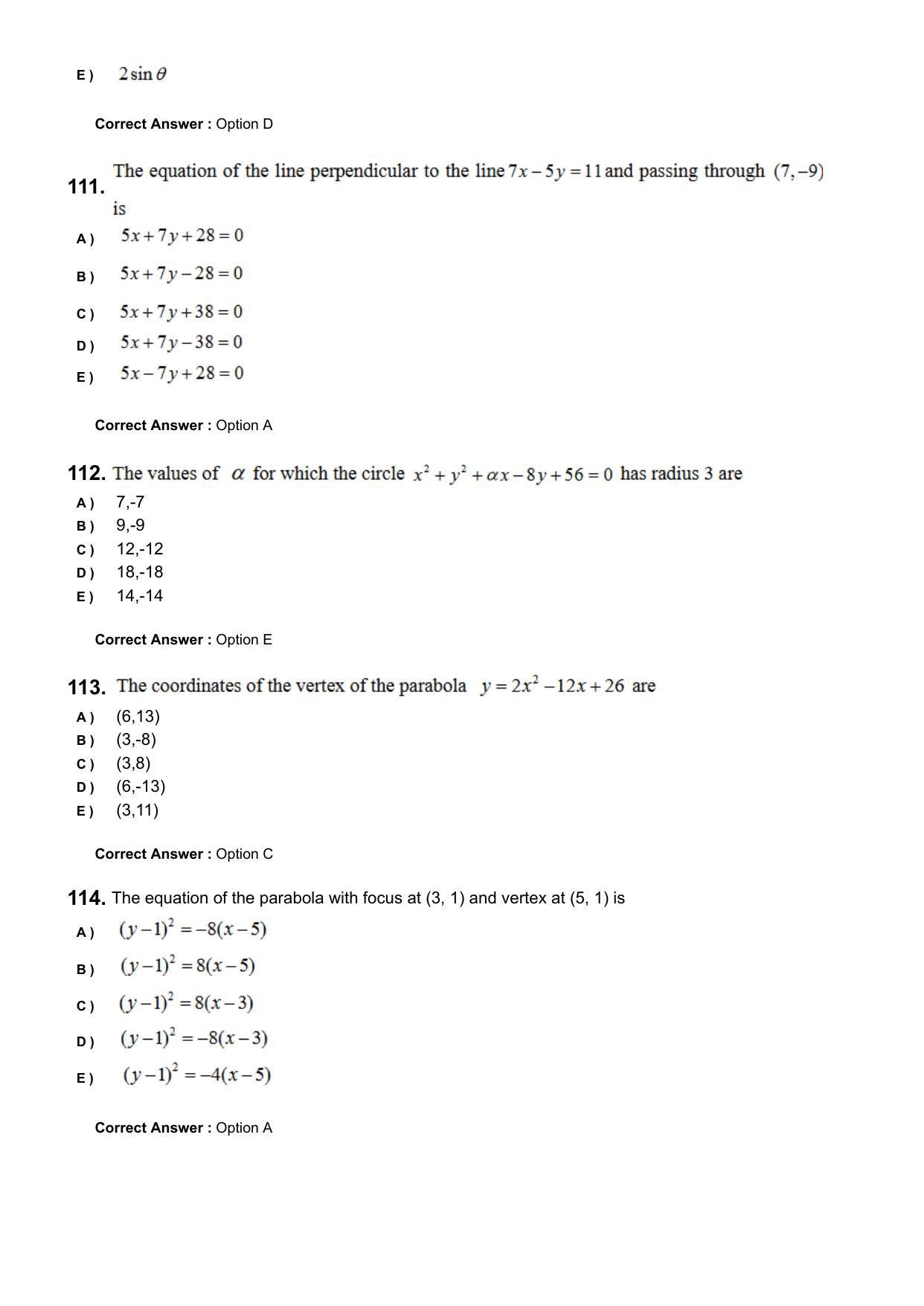 KEAM 2024 June 7 Question Paper with Answer Key - Page 28