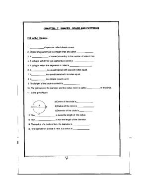 Worksheet for Class 4 Maths Assignment 100 Shapes Spaces and Patterns