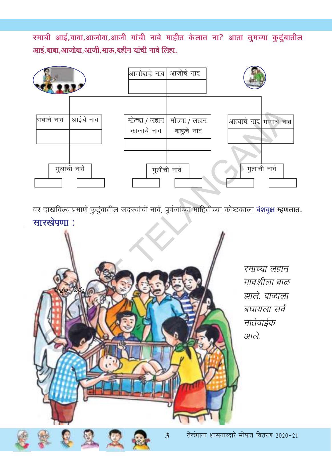 TS SCERT Class 3 Environmental Science (Marathi Medium) Text Book - Page 14