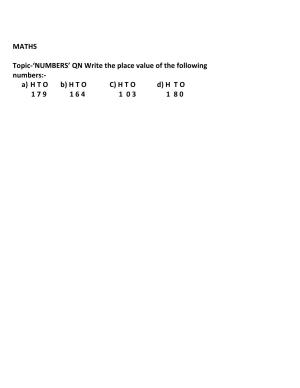 Worksheets for Class 2 Maths Assignment 110 Number Fun