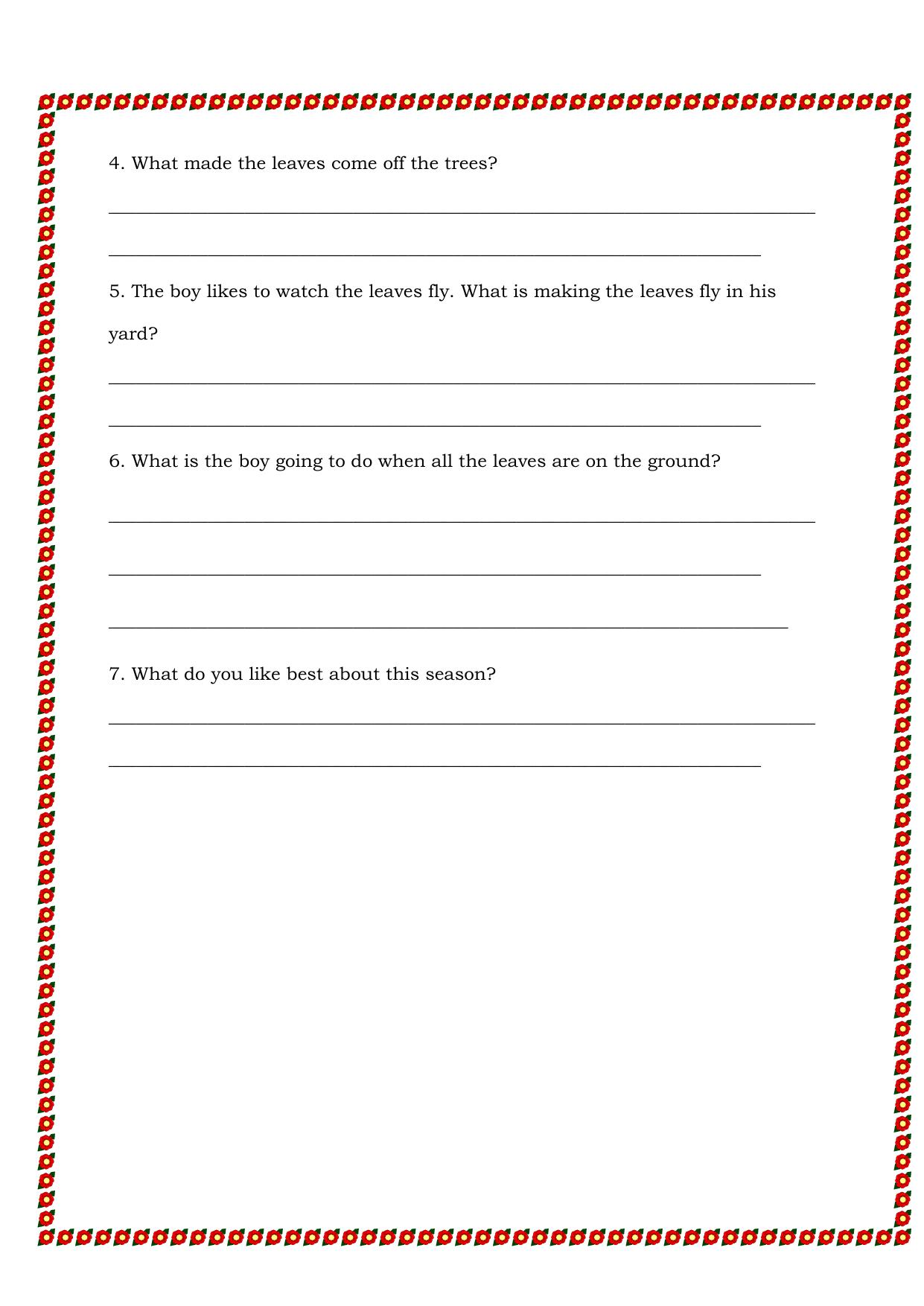 Revision Worksheet for Class 2 English Assignment 101 - Page 4